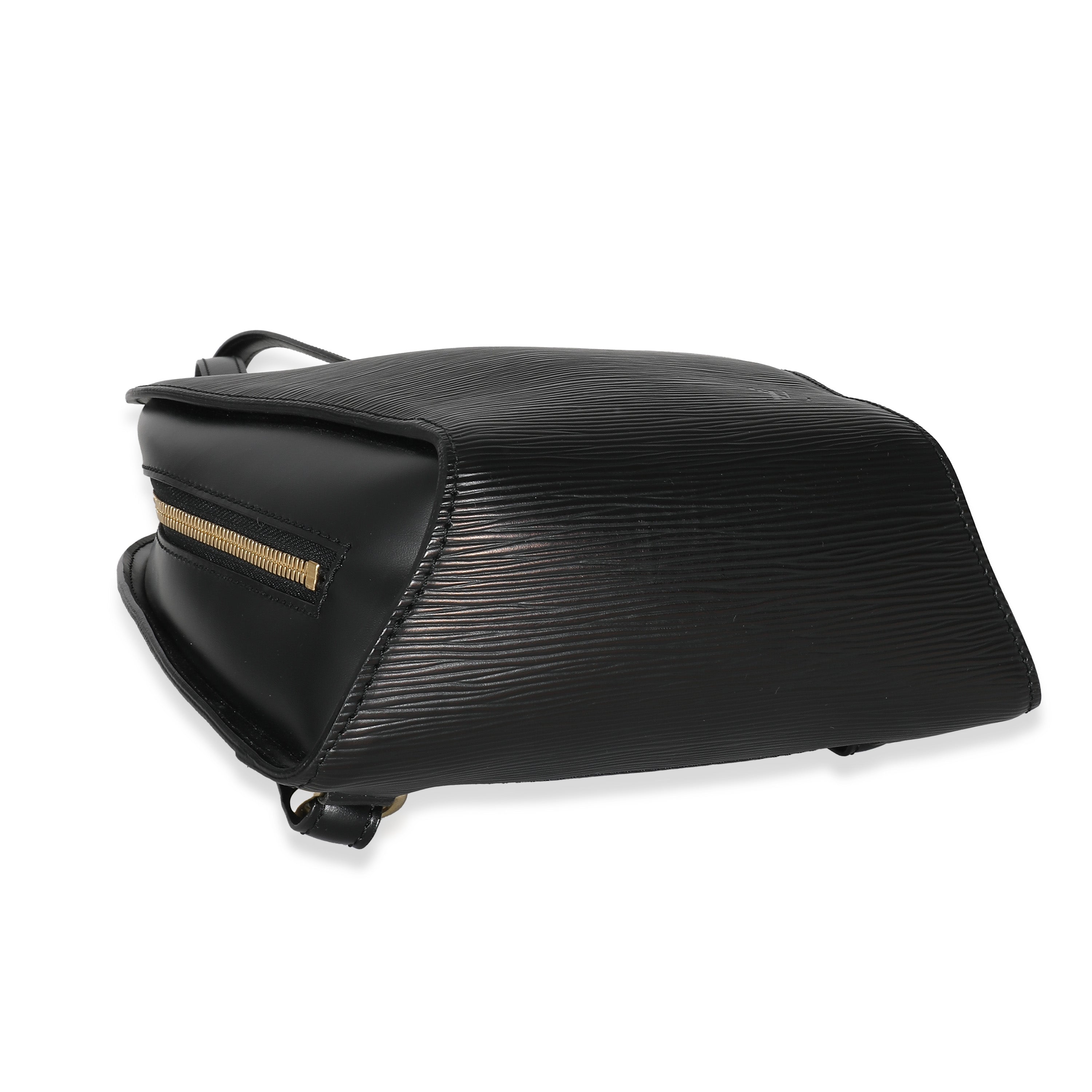 Louis Vuitton Black Epi Mabillon Backpack