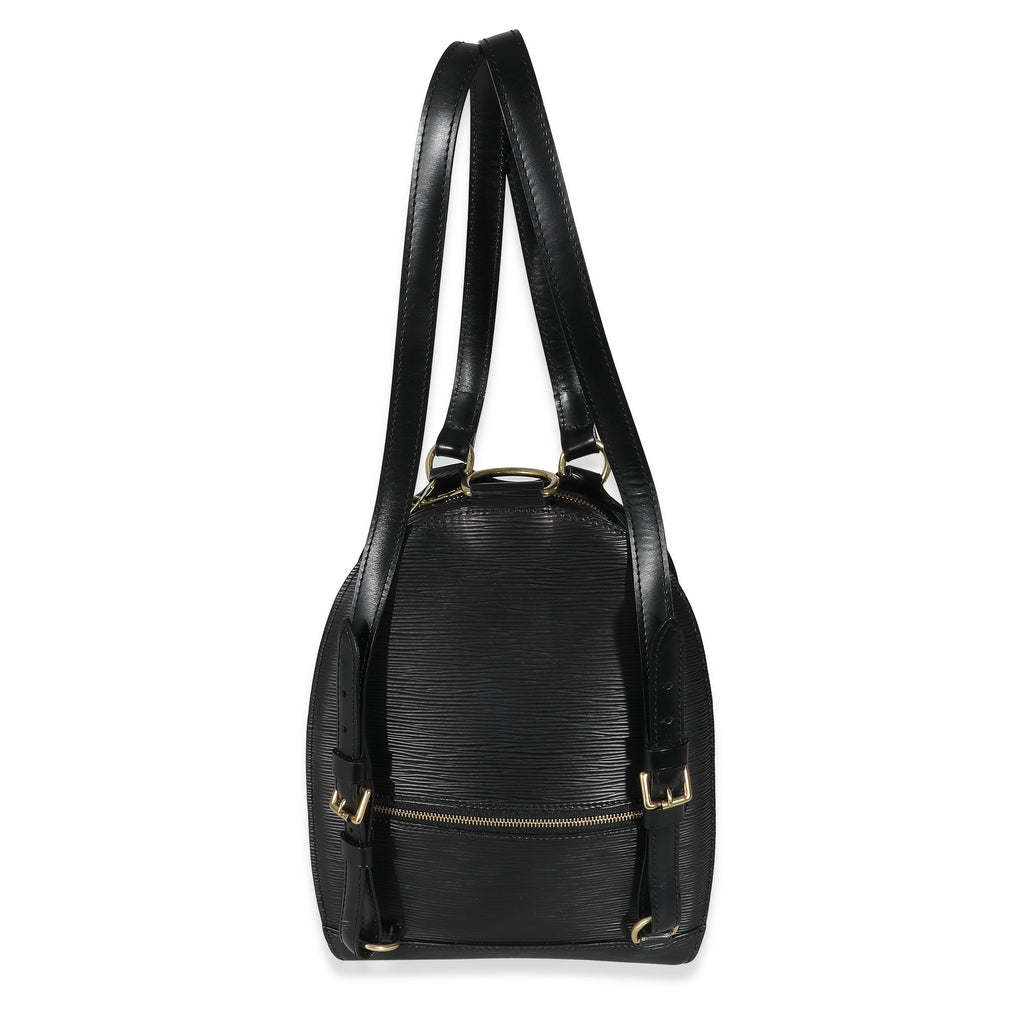 Louis Vuitton Black Epi Mabillon Backpack