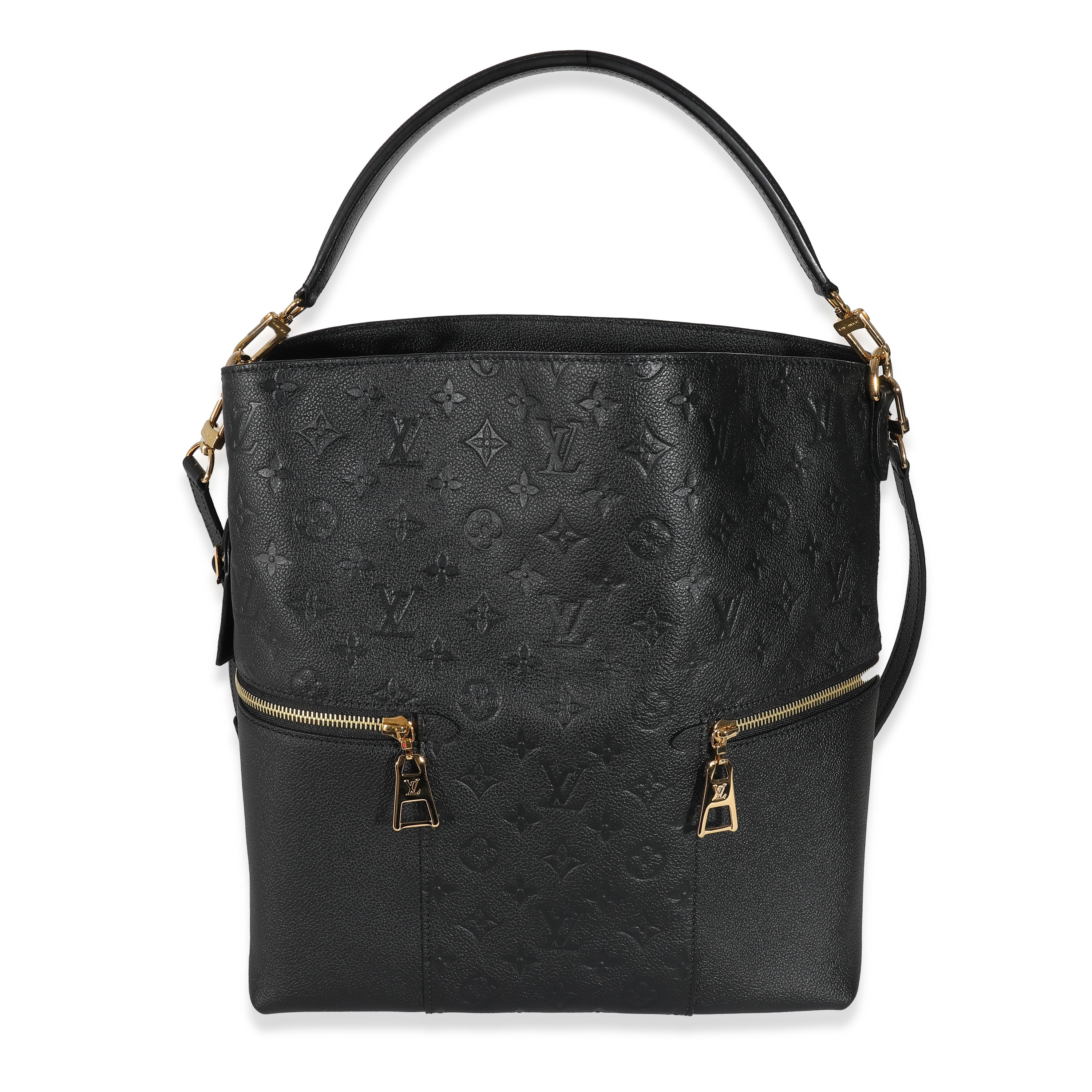 Louis Vuitton Louis Vuitton Black Monogram Empreinte Mélie