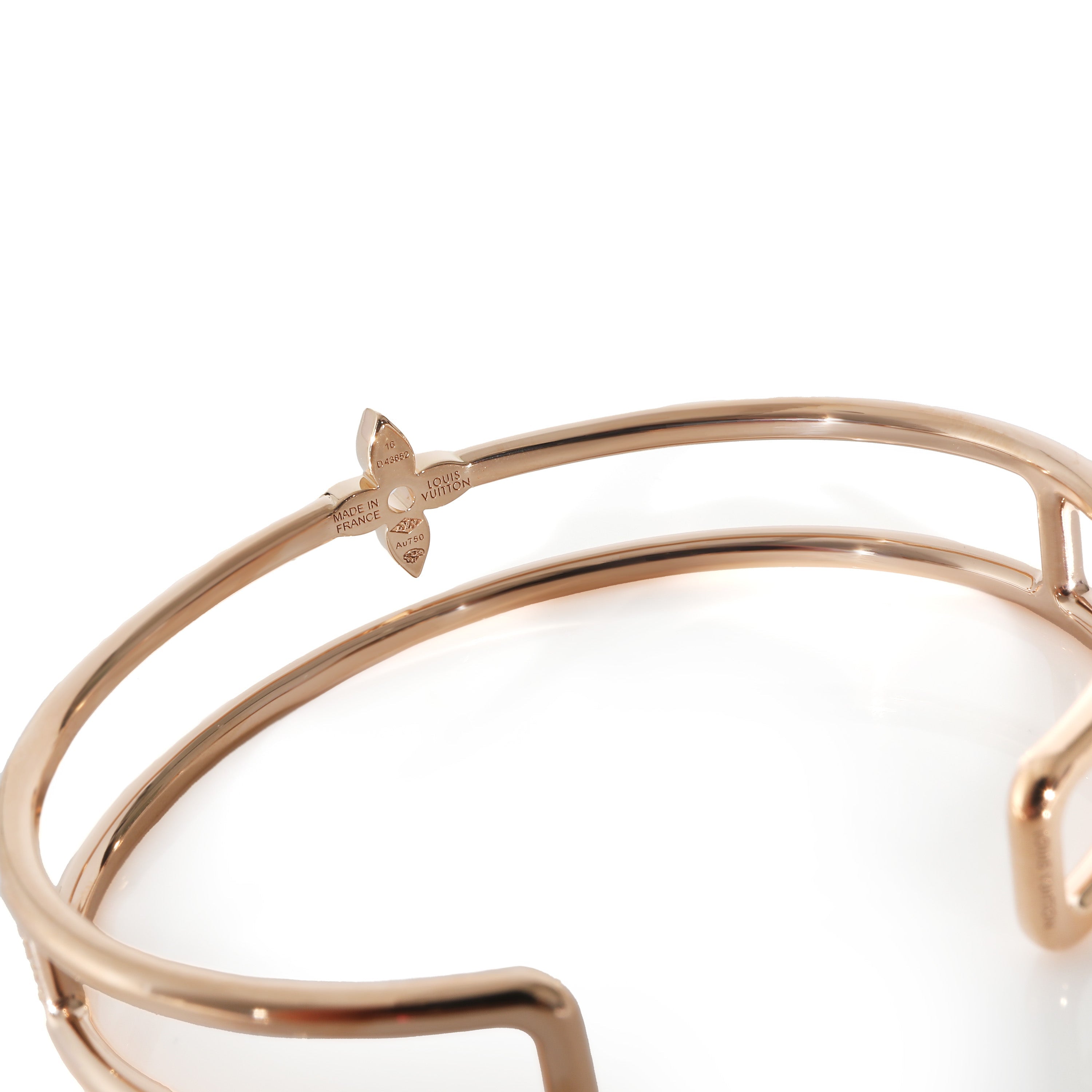Louis Vuitton Louis Vuitton Idylle Blossom Bracelet with Diamonds in 18k Rose Gold 1.17 CTW