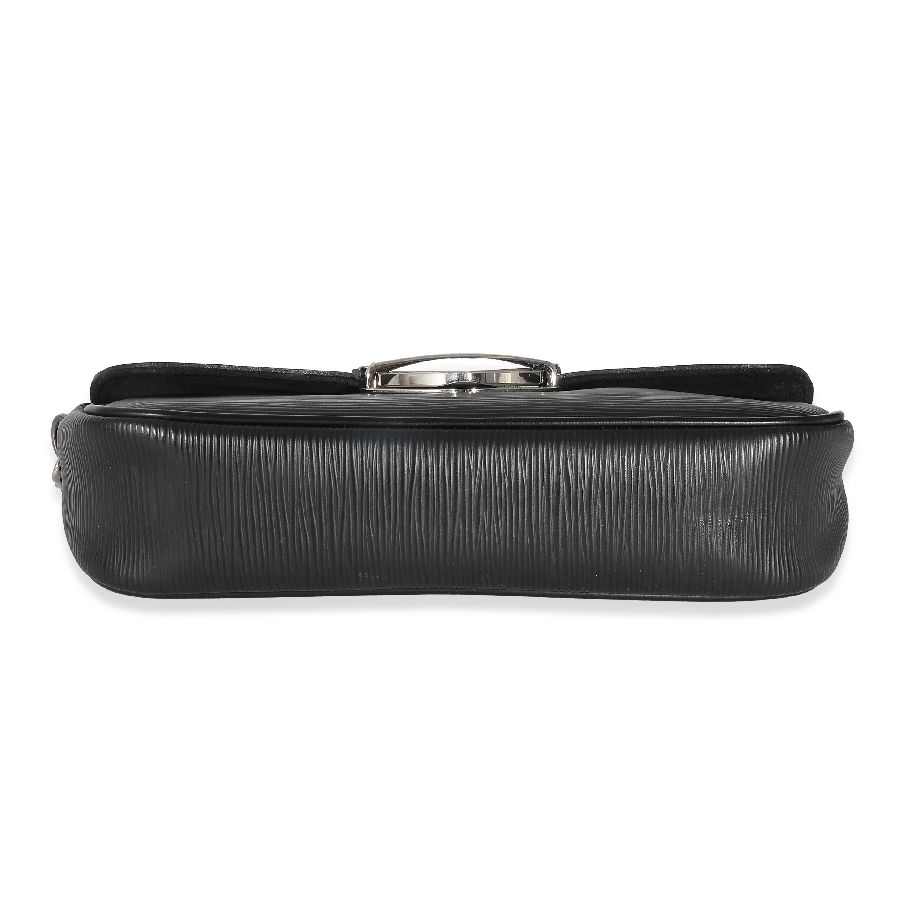 Louis Vuitton Louis Vuitton Black Epi Montaigne Clutch
