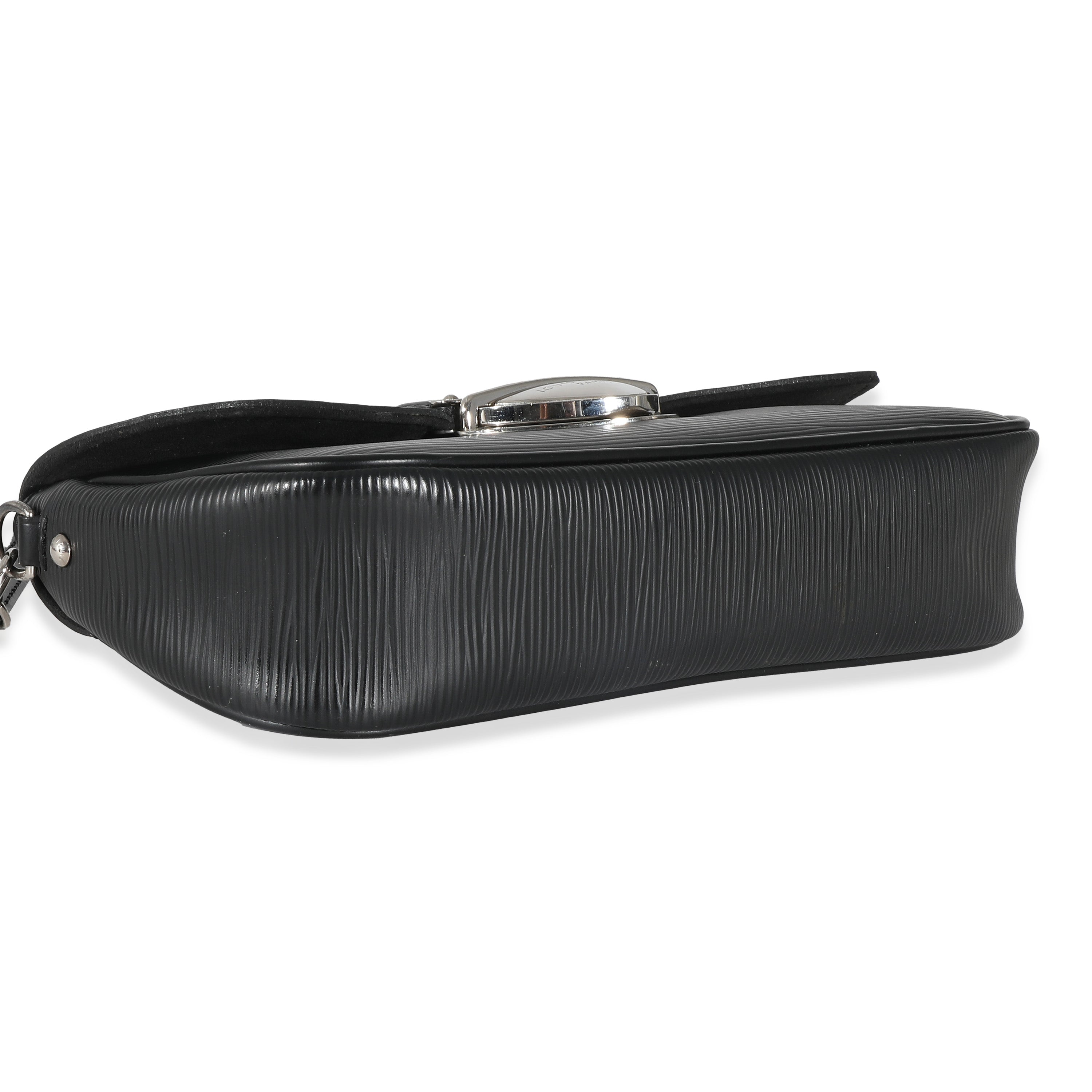 Louis Vuitton Louis Vuitton Black Epi Montaigne Clutch