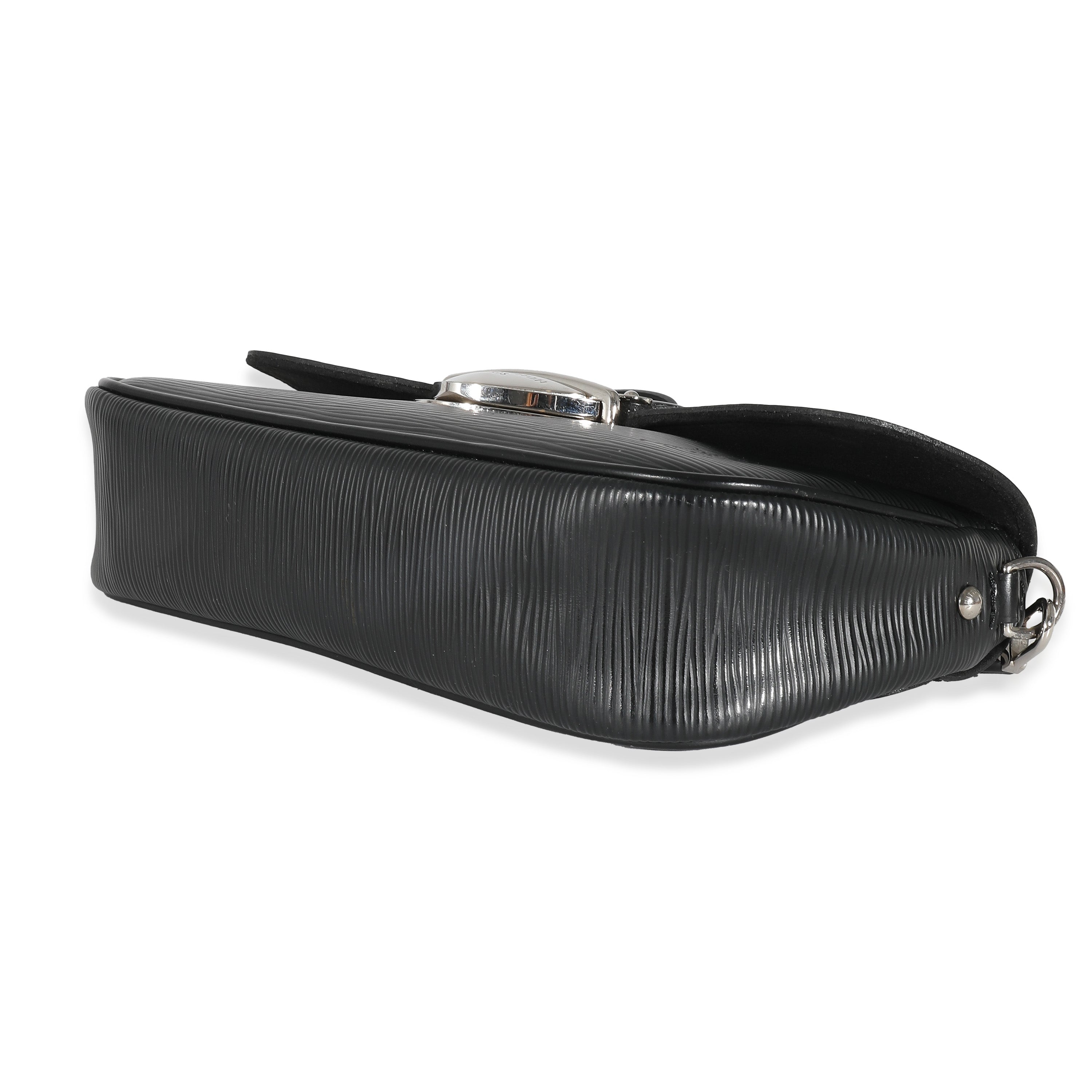 Louis Vuitton Louis Vuitton Black Epi Montaigne Clutch