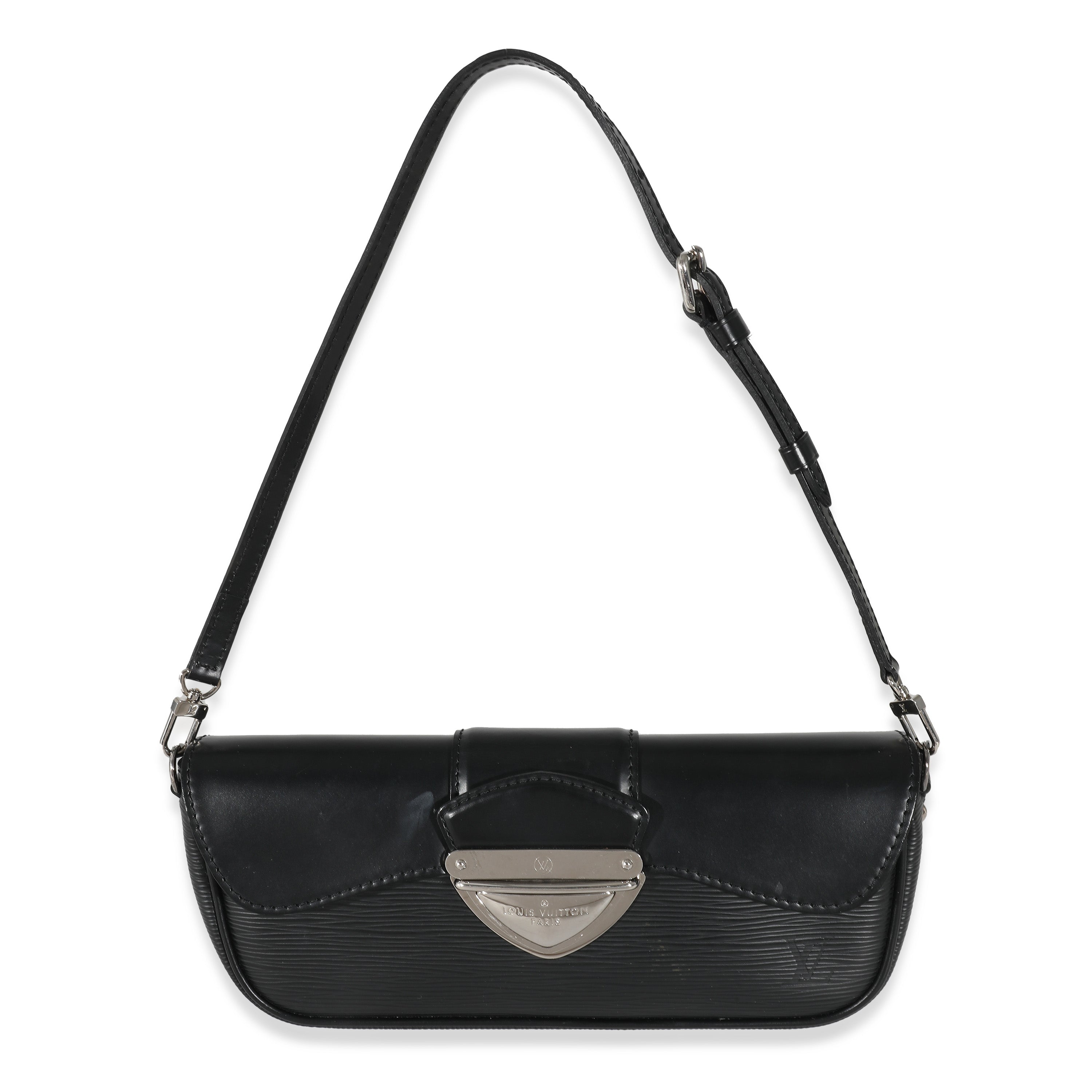 Louis Vuitton Louis Vuitton Black Epi Montaigne Clutch