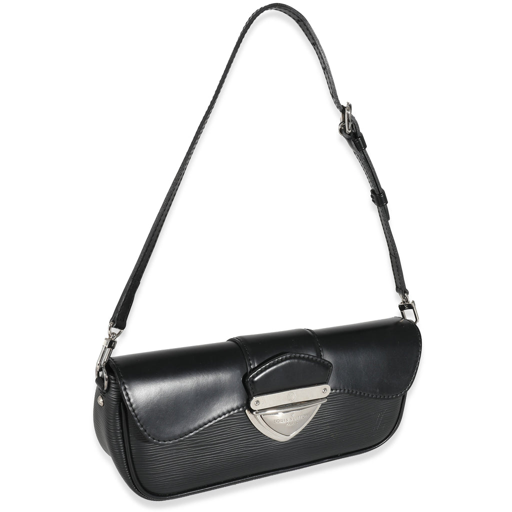 Louis Vuitton Louis Vuitton Black Epi Montaigne Clutch