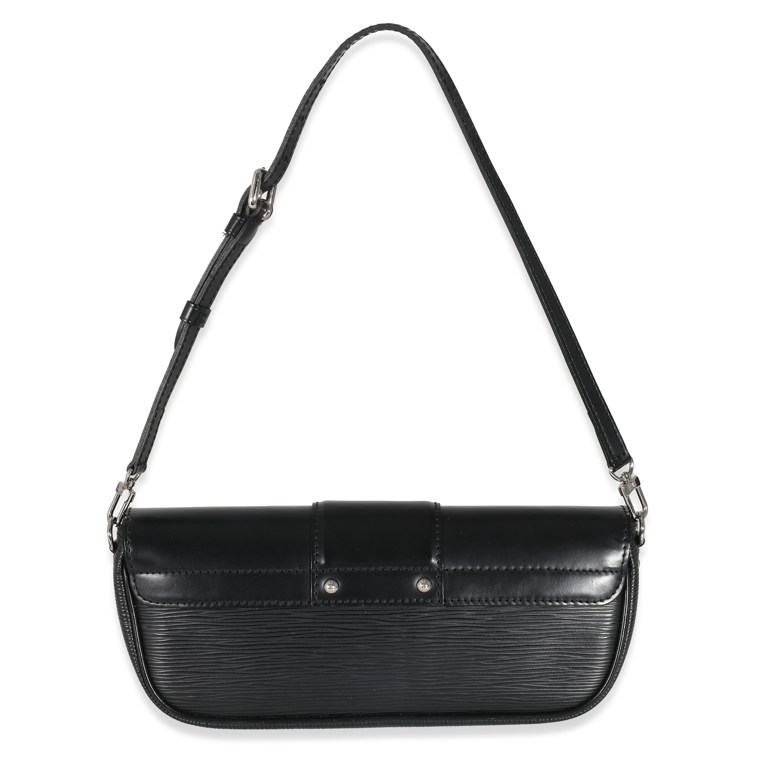 Louis Vuitton Louis Vuitton Black Epi Montaigne Clutch