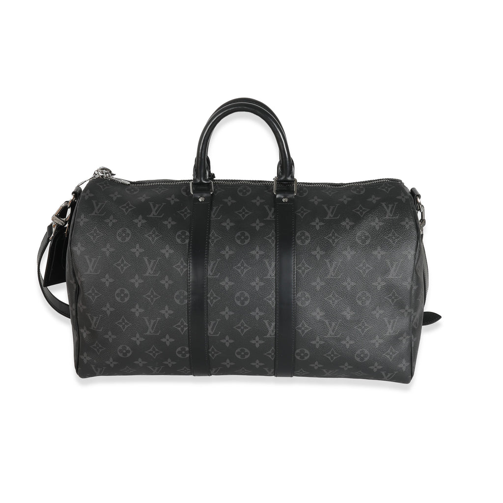 Louis Vuitton Louis Vuitton Monogram Eclipse Canvas Keepall Bandoulière 45