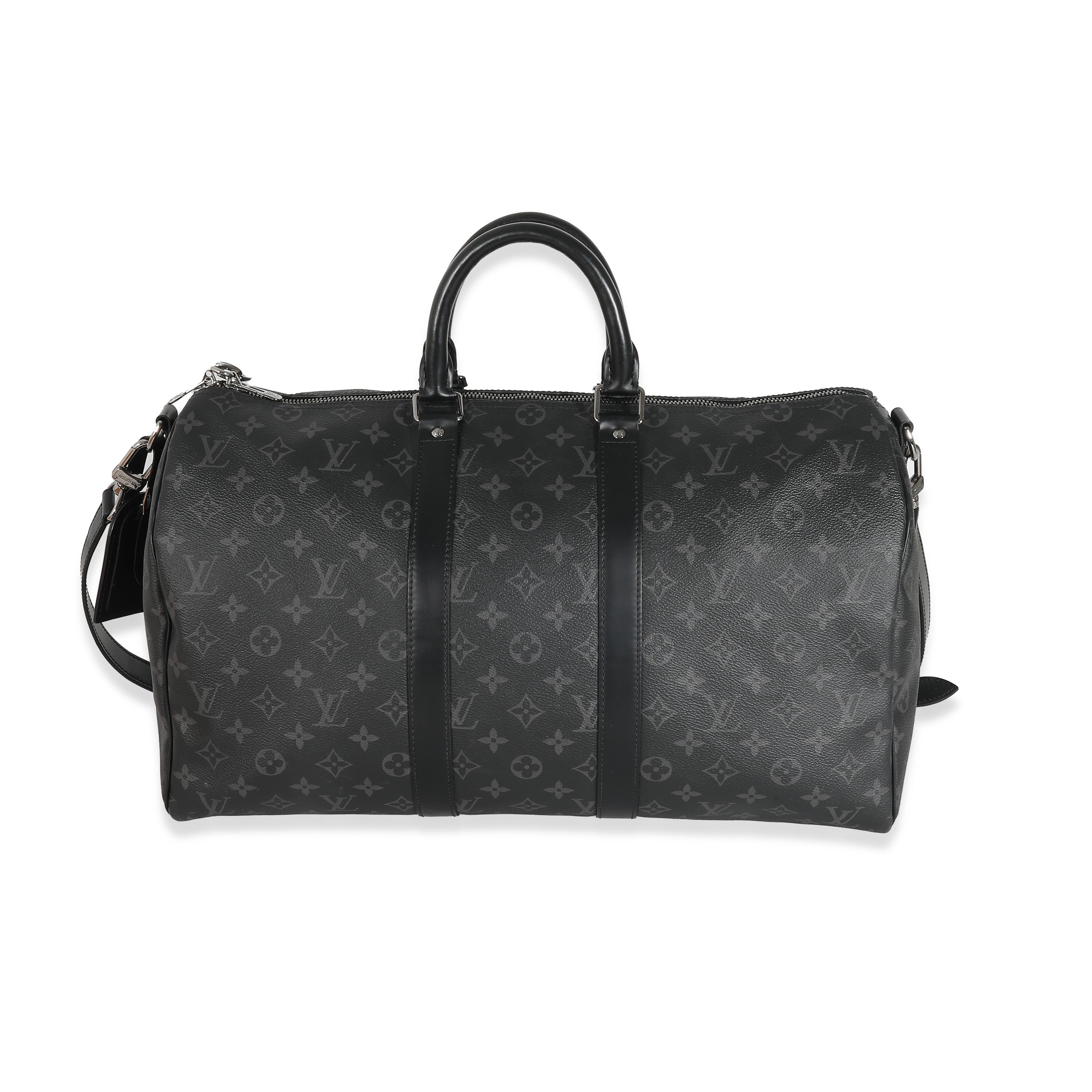 Louis Vuitton Louis Vuitton Monogram Eclipse Canvas Keepall Bandoulière 45