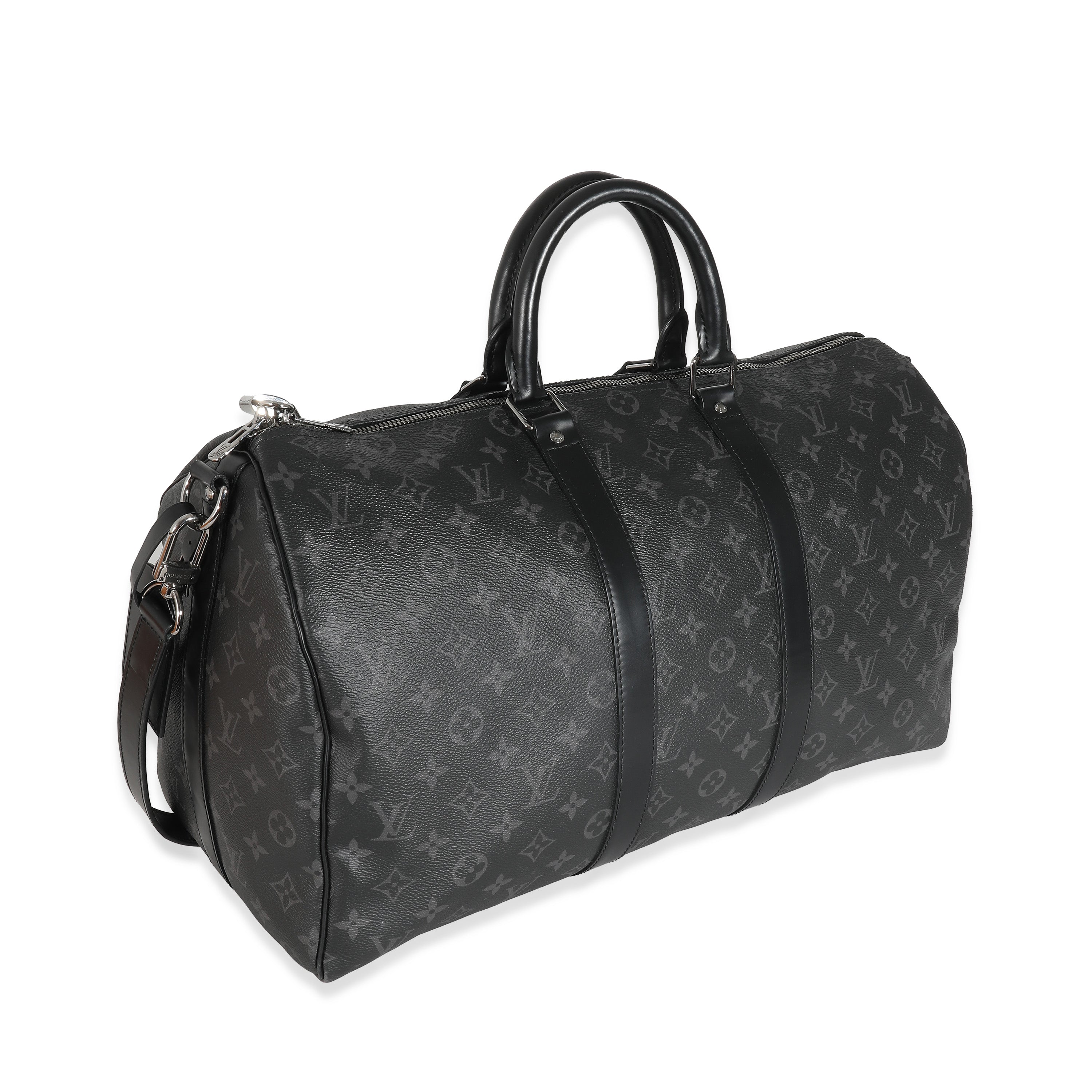 Louis Vuitton Louis Vuitton Monogram Eclipse Canvas Keepall Bandoulière 45