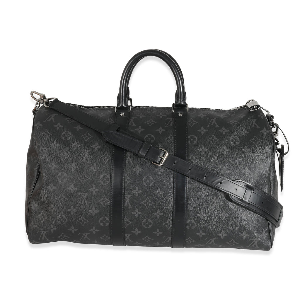 Louis Vuitton Louis Vuitton Monogram Eclipse Canvas Keepall Bandoulière 45