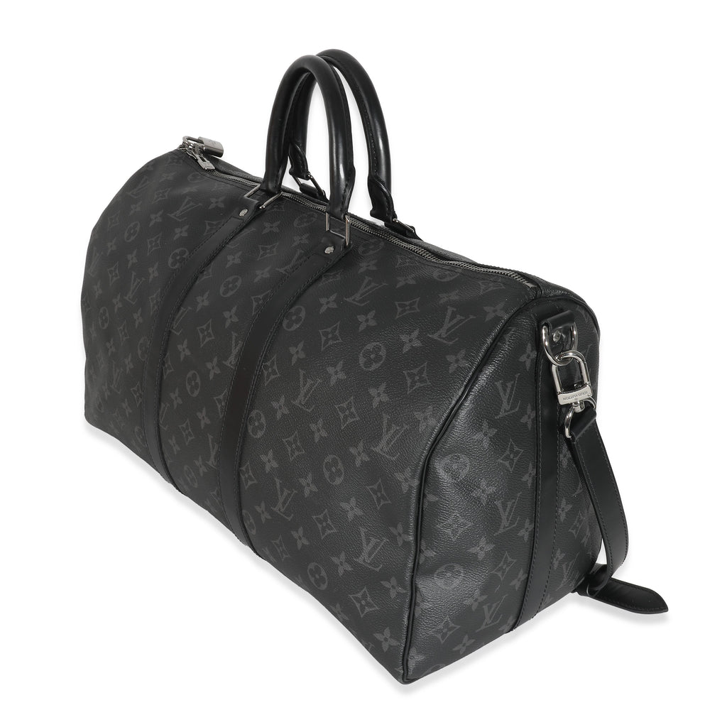 Louis Vuitton Louis Vuitton Monogram Eclipse Canvas Keepall Bandoulière 45
