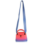 Louis Vuitton Blue Red Ombre Taurillon Mini Capucines