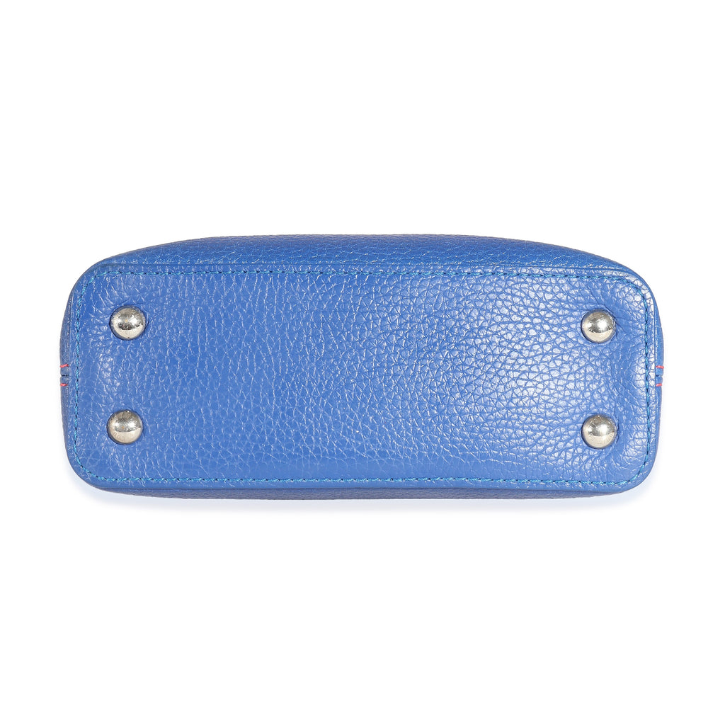 Louis Vuitton Blue Red Ombre Taurillon Mini Capucines