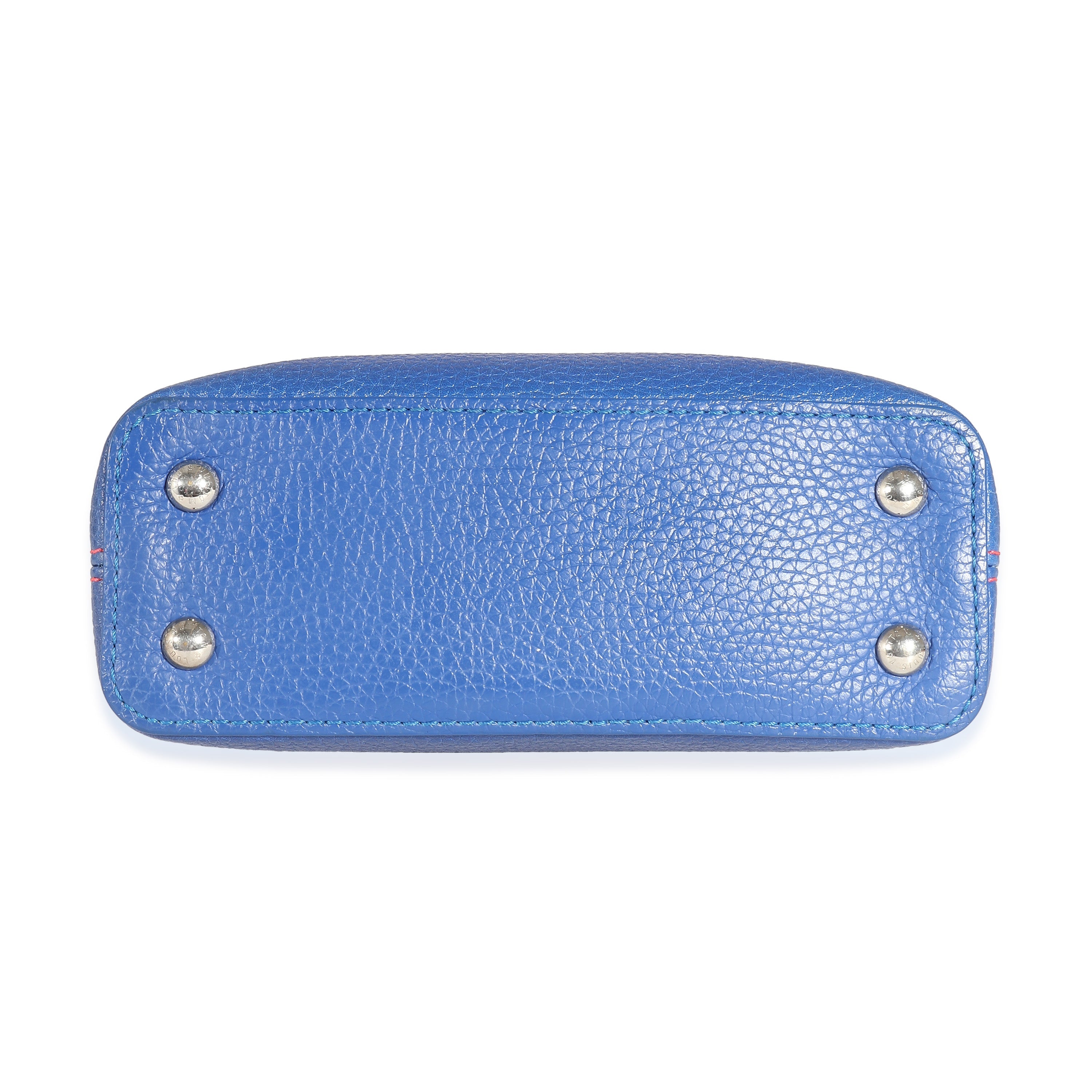 Louis Vuitton Blue Red Ombre Taurillon Mini Capucines