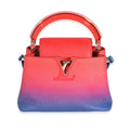 Louis Vuitton Blue Red Ombre Taurillon Mini Capucines
