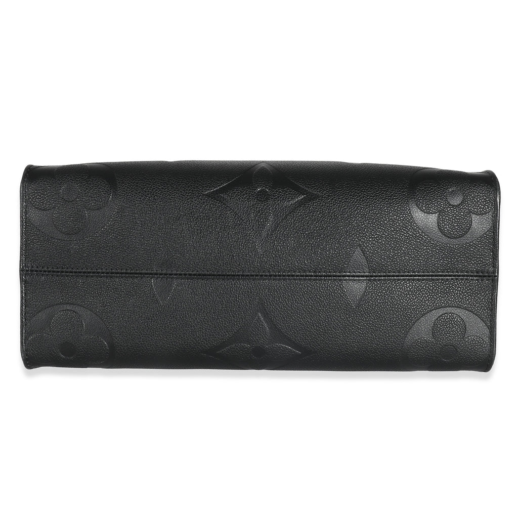 Louis Vuitton Louis Vuitton Black Monogram Giant Empreinte Onthego MM