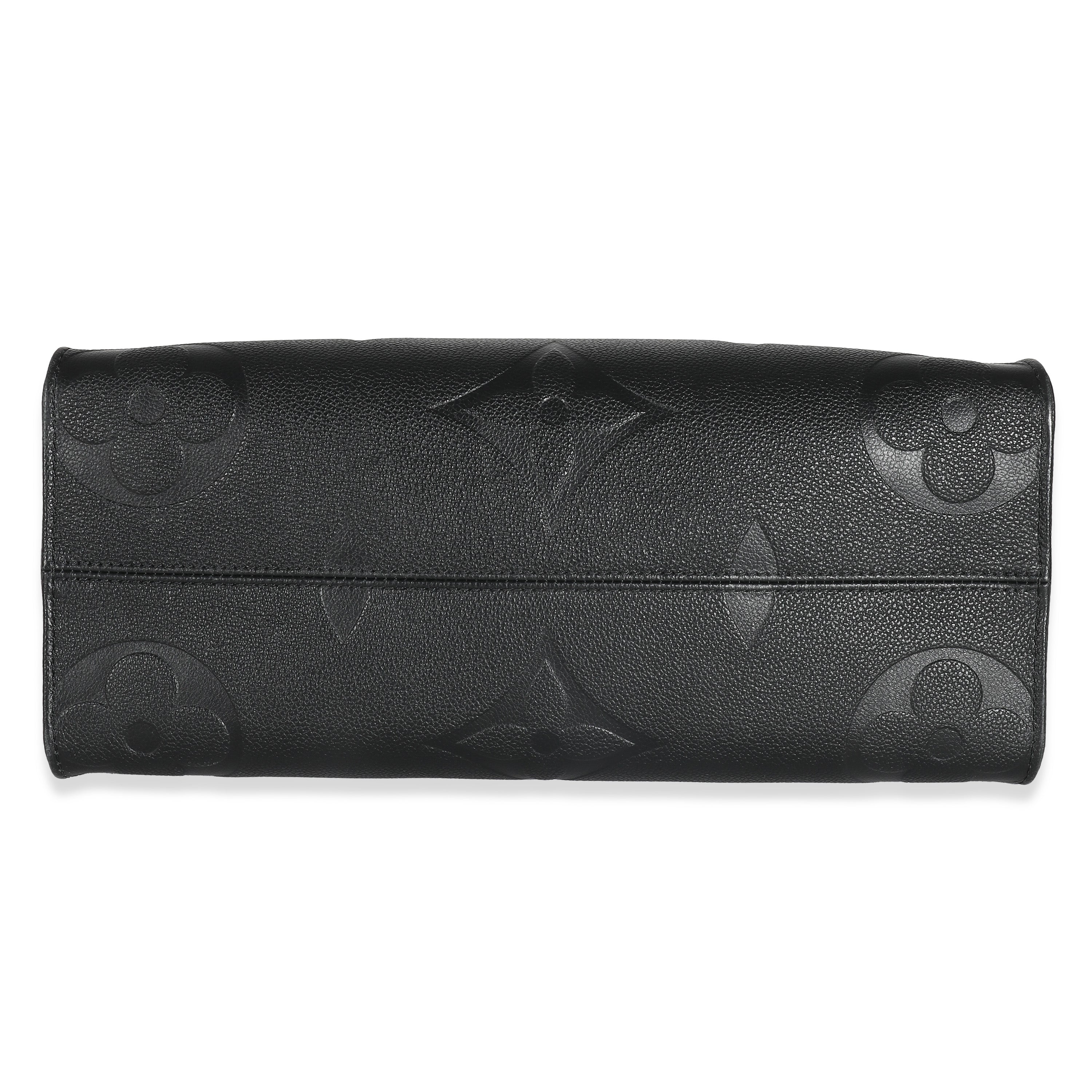 Louis Vuitton Louis Vuitton Black Monogram Giant Empreinte Onthego MM