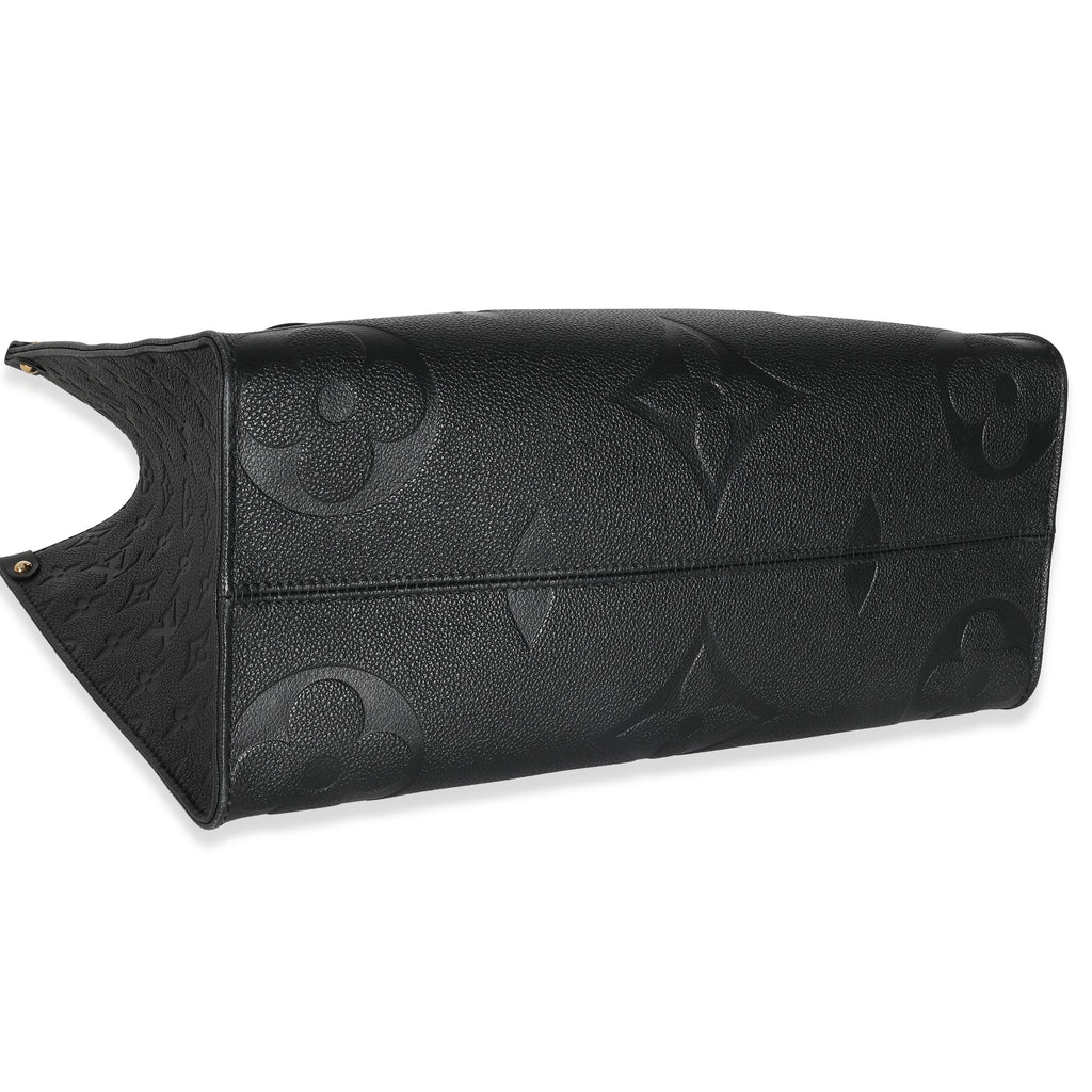 Louis Vuitton Louis Vuitton Black Monogram Giant Empreinte Onthego MM