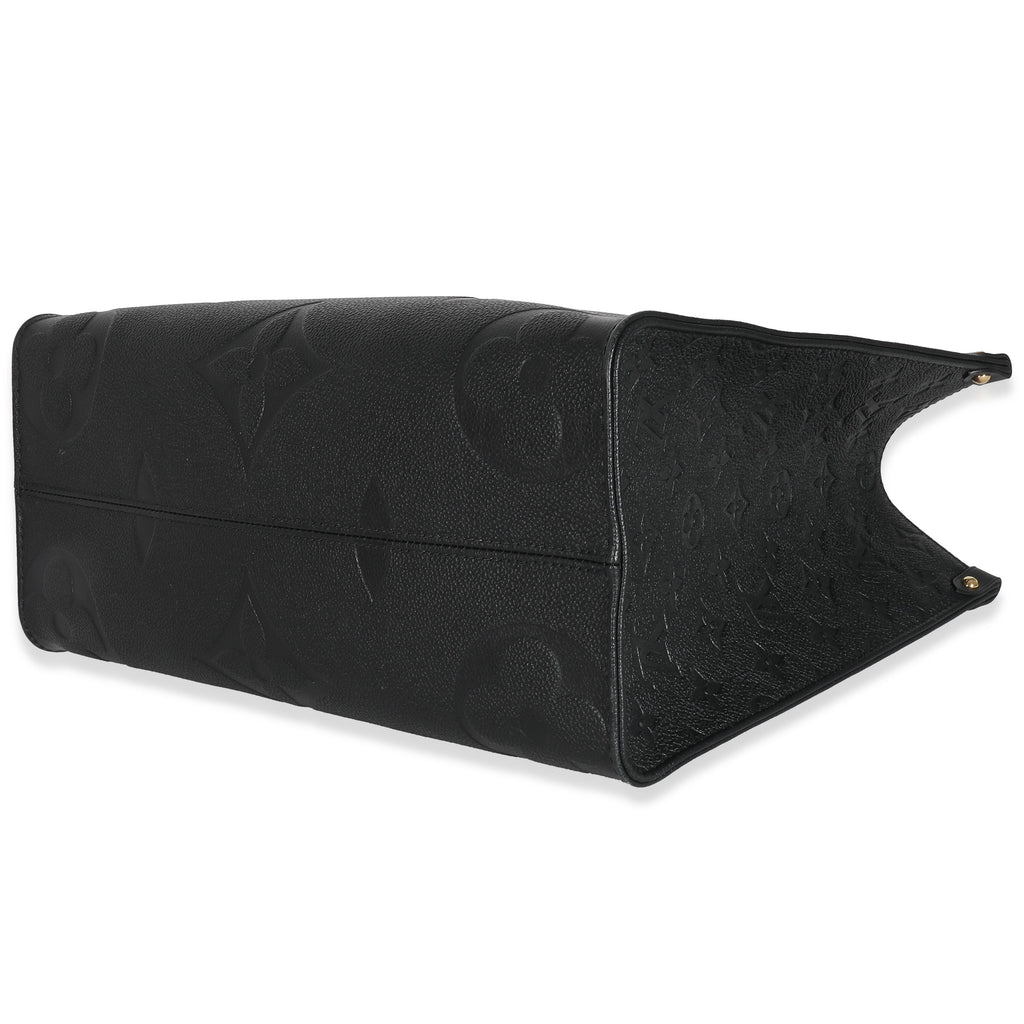 Louis Vuitton Louis Vuitton Black Monogram Giant Empreinte Onthego MM
