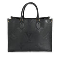 Louis Vuitton Louis Vuitton Black Monogram Giant Empreinte Onthego MM