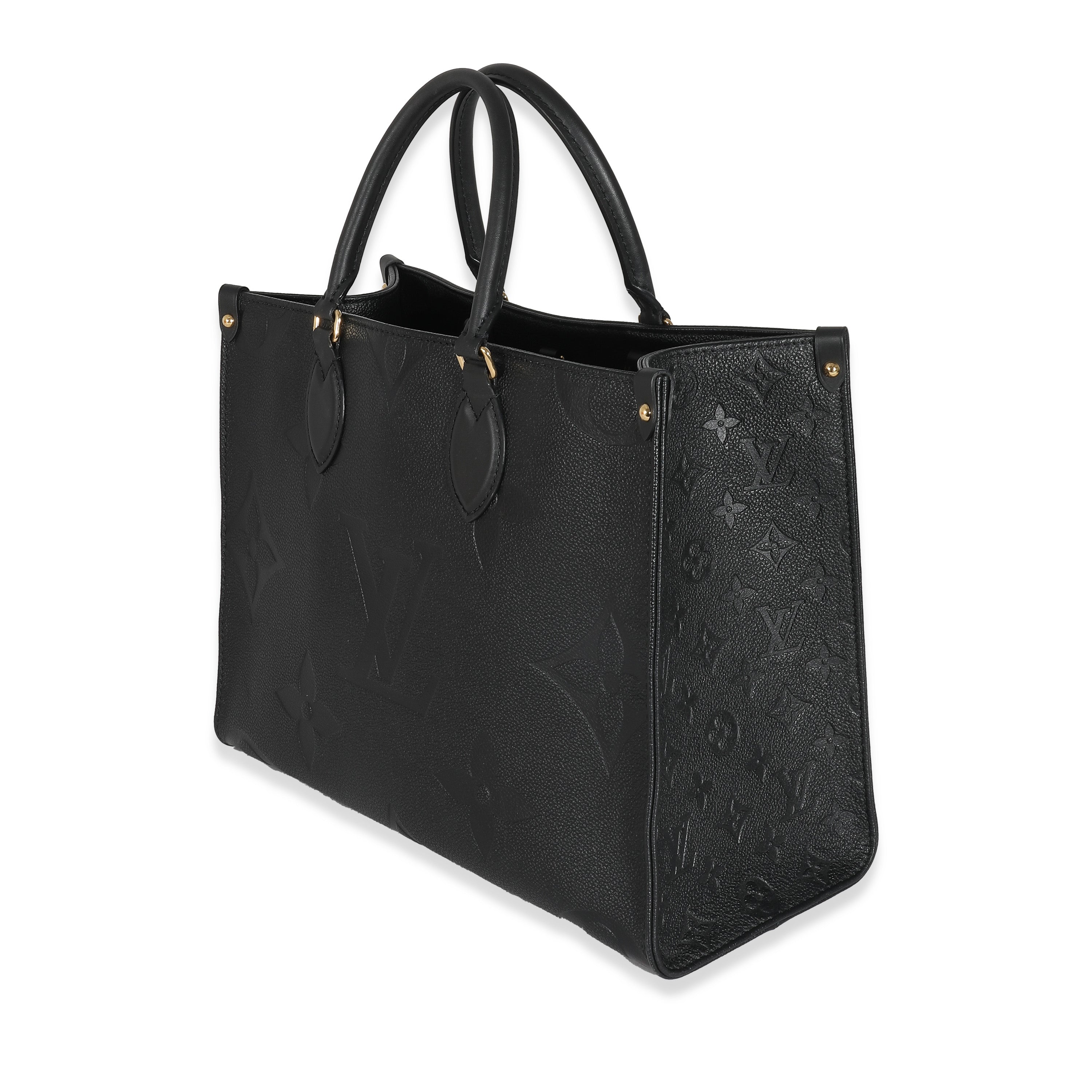 Louis Vuitton Louis Vuitton Black Monogram Giant Empreinte Onthego MM
