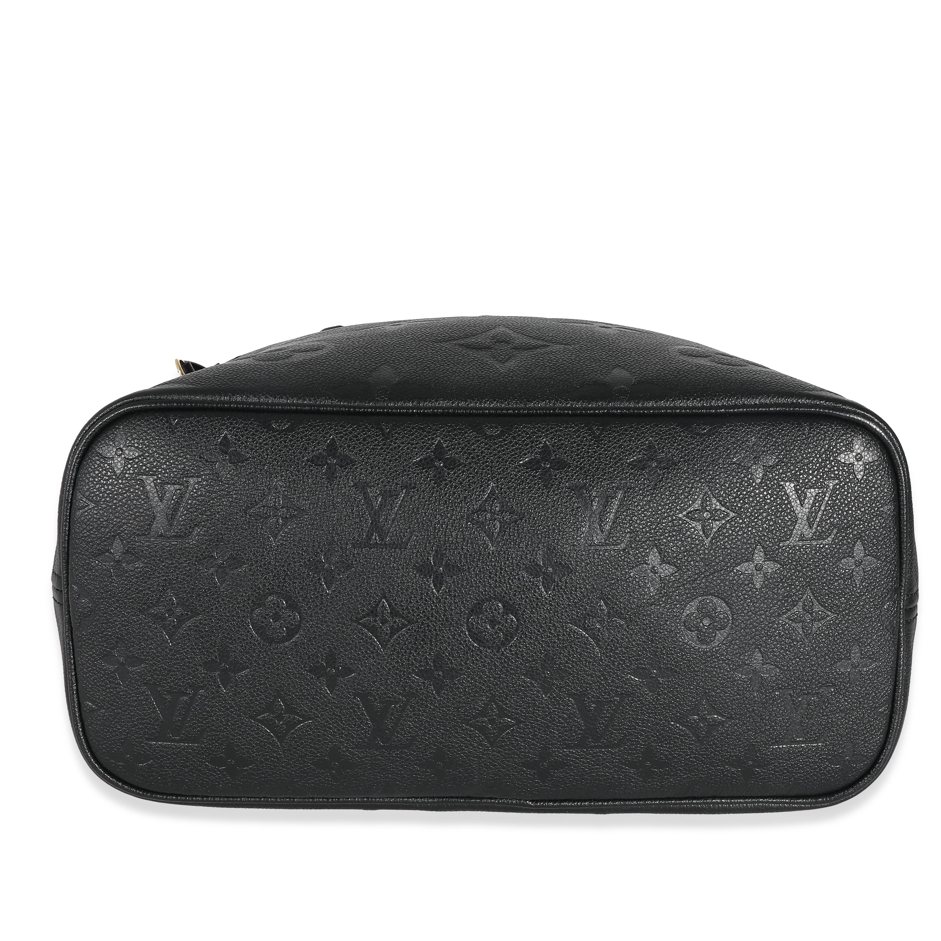 Louis Vuitton Louis Vuitton Black Monogram Empreinte Neverfull MM