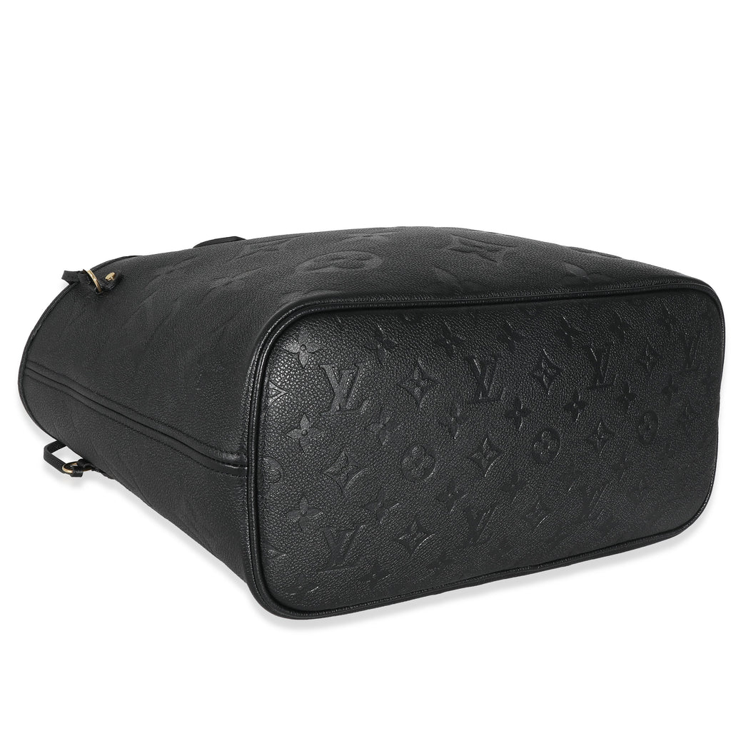 Louis Vuitton Louis Vuitton Black Monogram Empreinte Neverfull MM