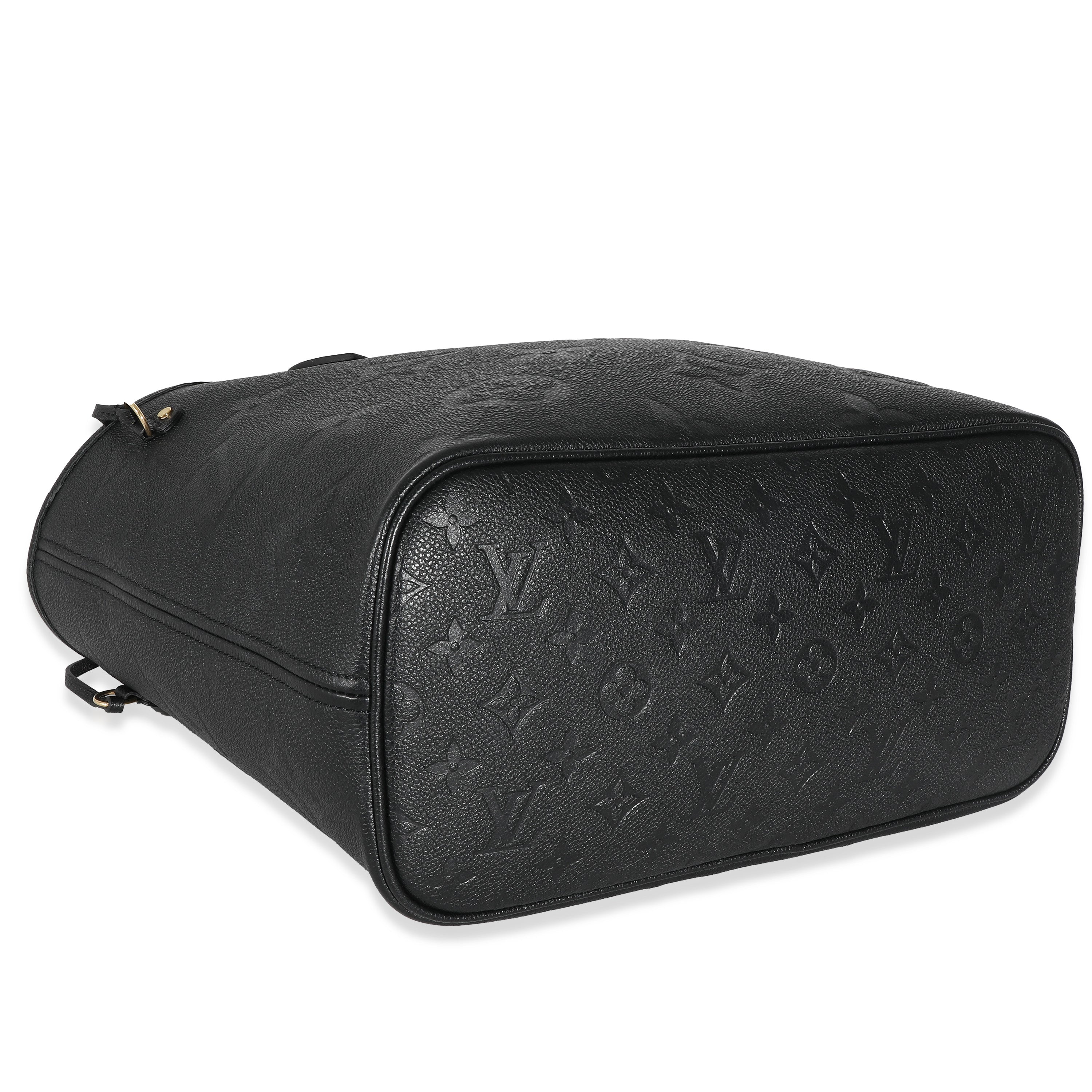 Louis Vuitton Louis Vuitton Black Monogram Empreinte Neverfull MM