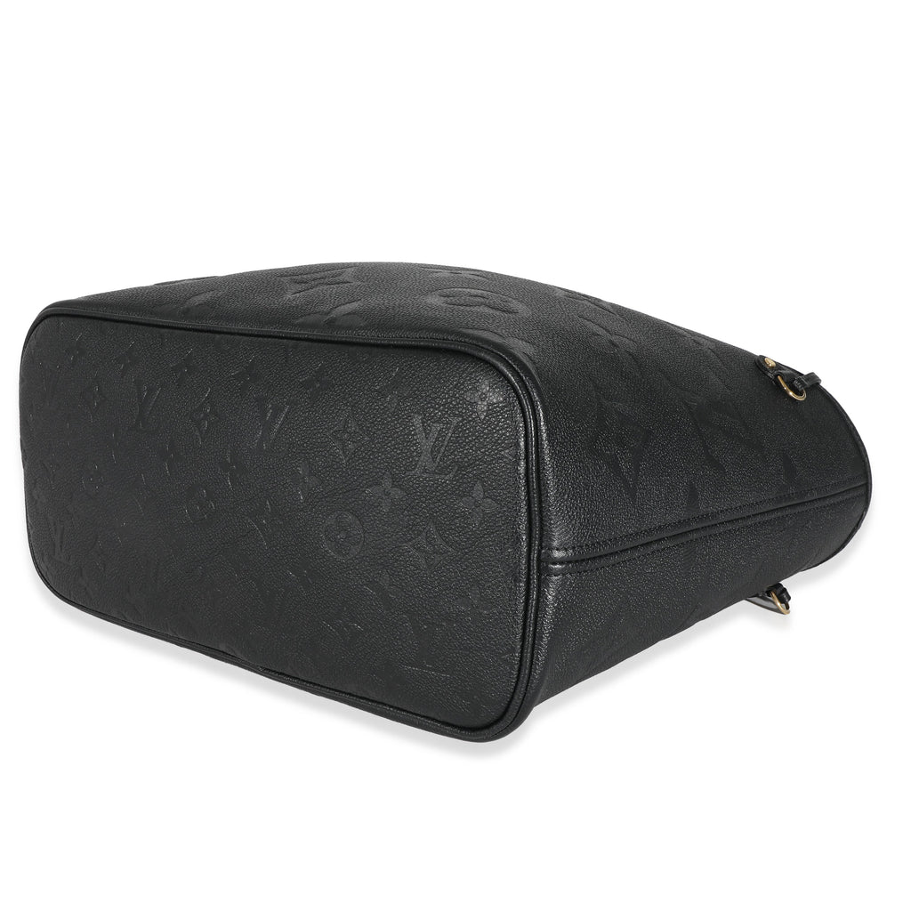 Louis Vuitton Louis Vuitton Black Monogram Empreinte Neverfull MM