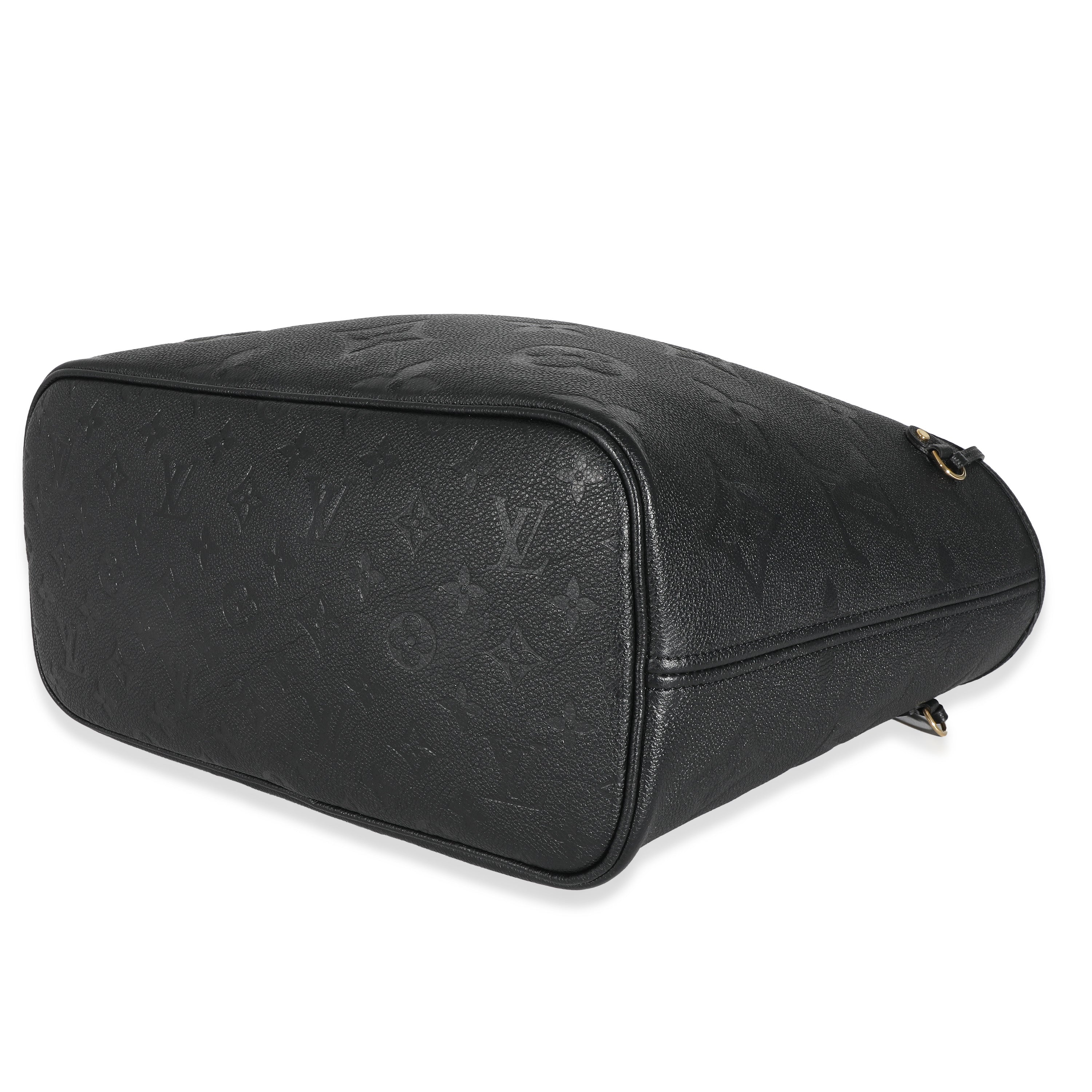 Louis Vuitton Louis Vuitton Black Monogram Empreinte Neverfull MM