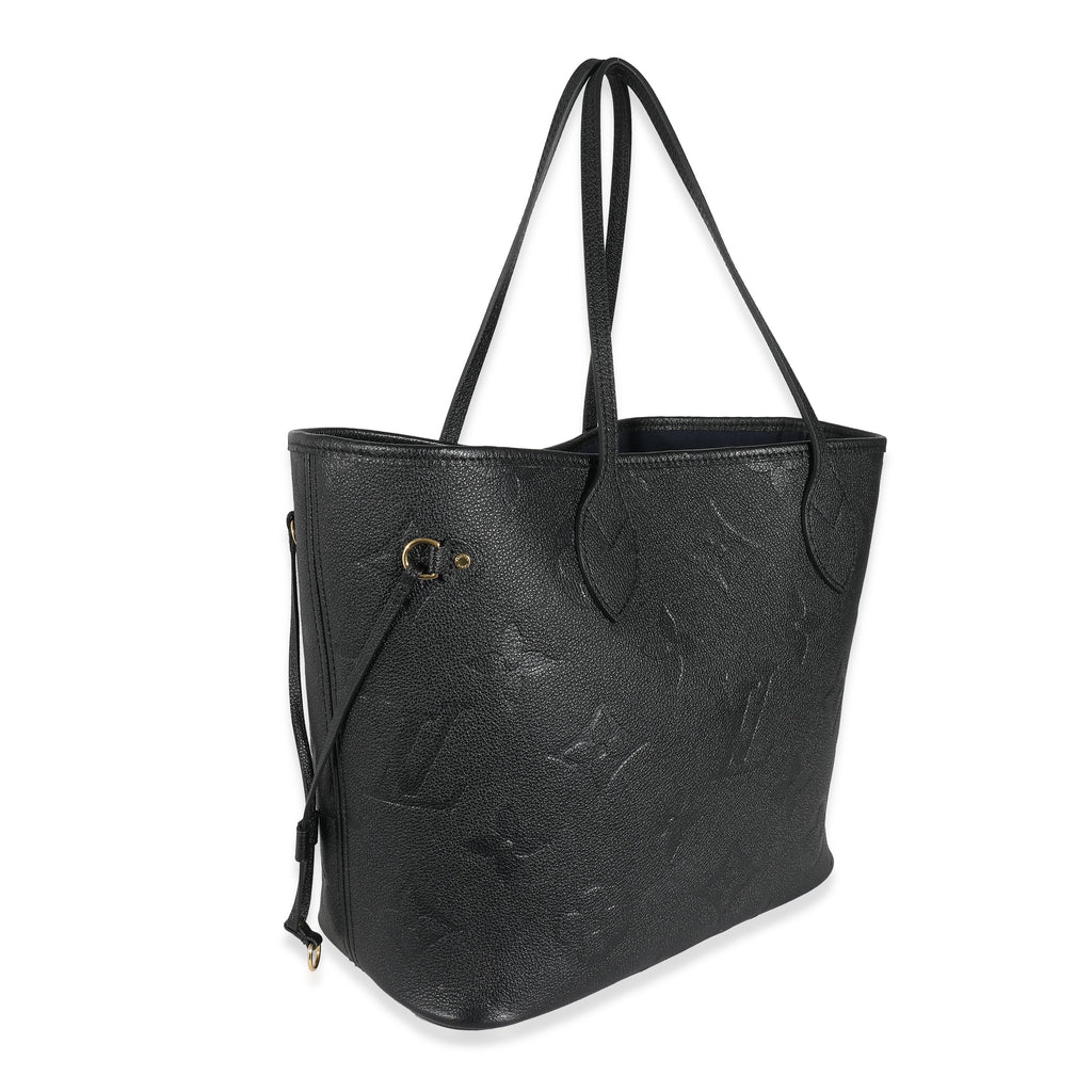 Louis Vuitton Louis Vuitton Black Monogram Empreinte Neverfull MM