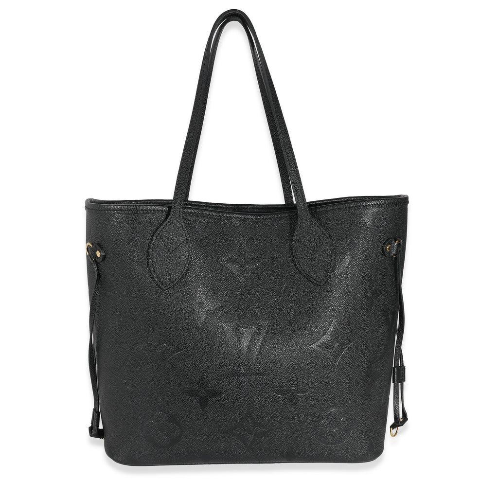 Louis Vuitton Louis Vuitton Black Monogram Empreinte Neverfull MM