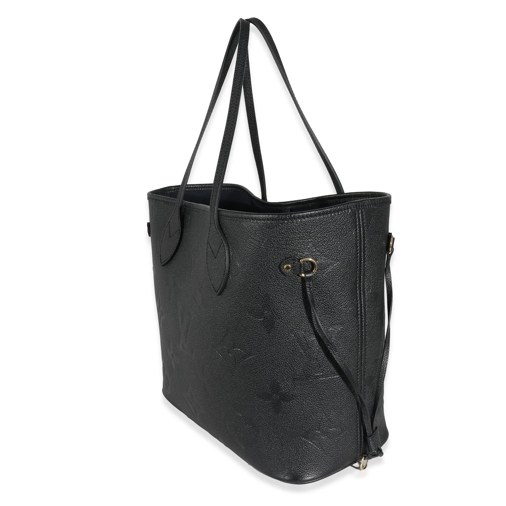 Louis Vuitton Louis Vuitton Black Monogram Empreinte Neverfull MM
