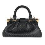Louis Vuitton Black Embossed Calfskin Nanogram Clutch