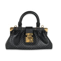 Louis Vuitton Black Embossed Calfskin Nanogram Clutch