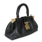 Louis Vuitton Black Embossed Calfskin Nanogram Clutch