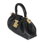Louis Vuitton Black Embossed Calfskin Nanogram Clutch