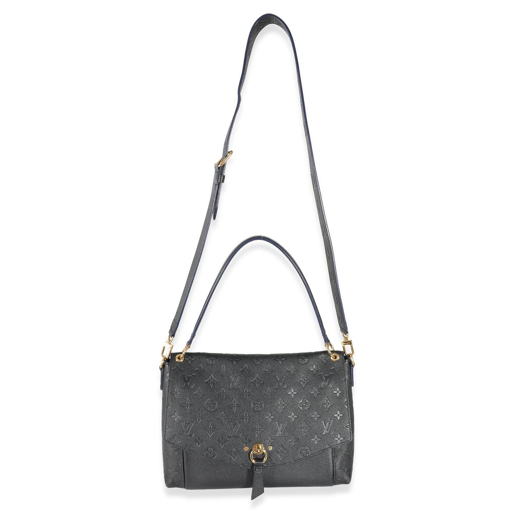 Louis Vuitton Louis Vuitton Black Empreinte Blanche MM