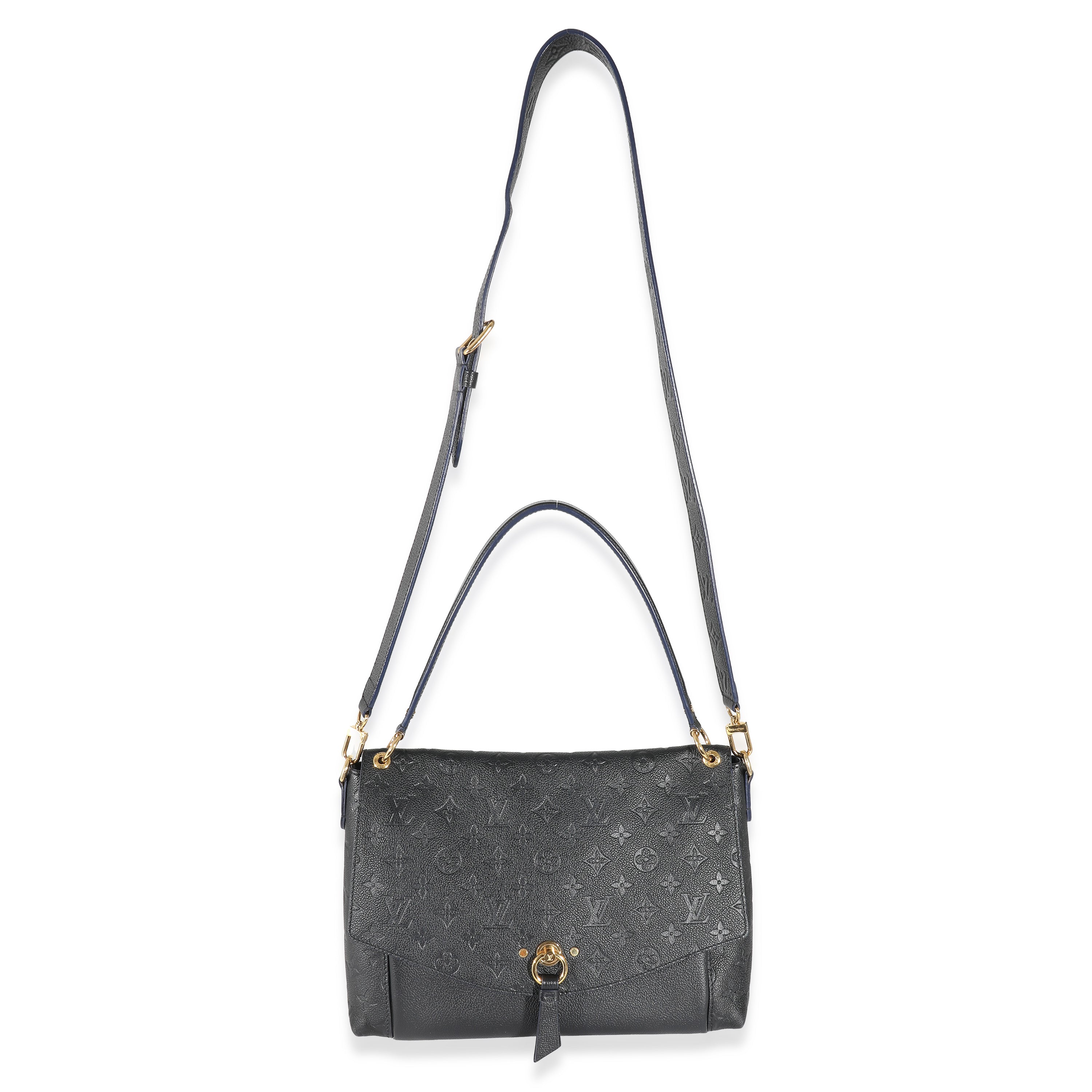 Louis Vuitton Louis Vuitton Black Empreinte Blanche MM