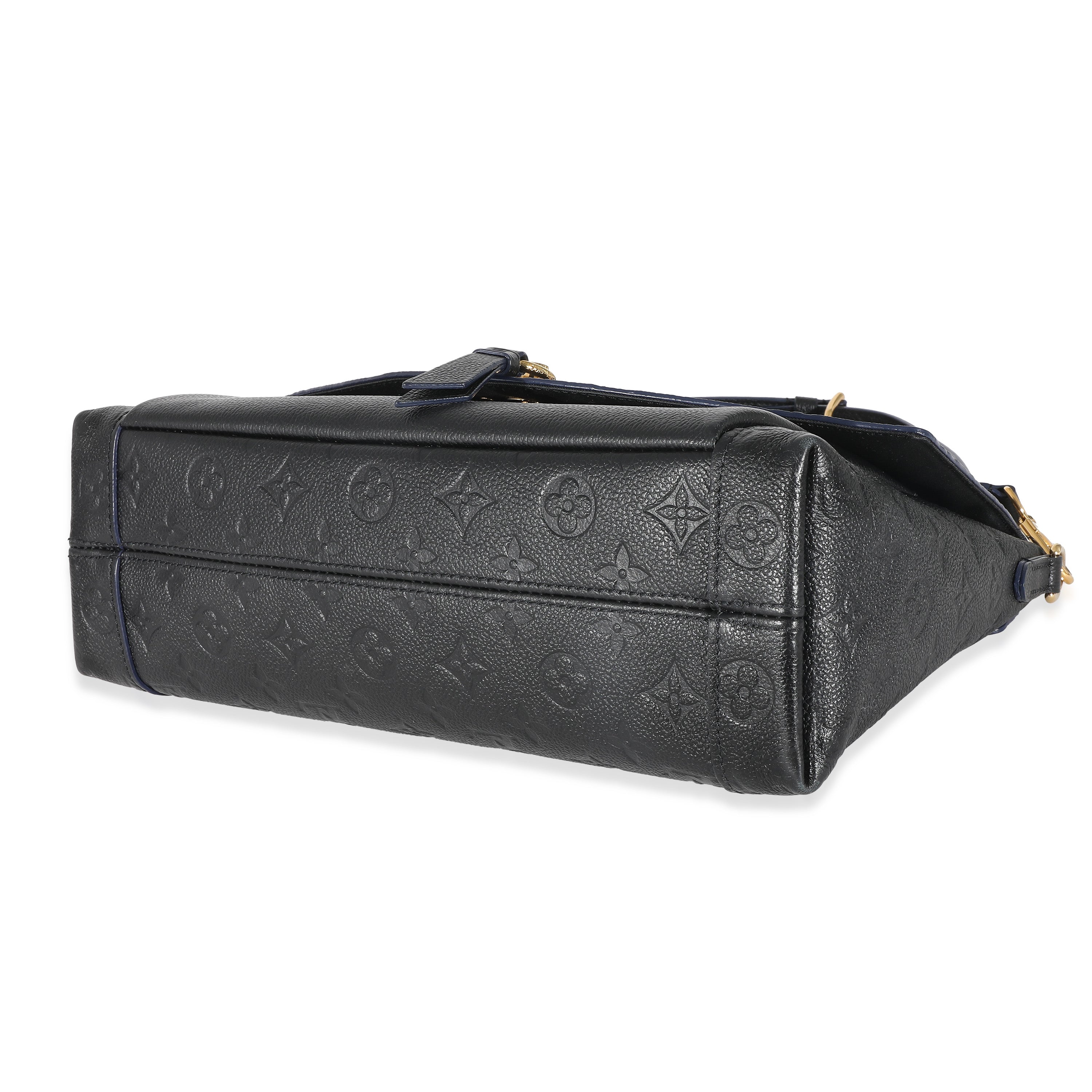 Louis Vuitton Louis Vuitton Black Empreinte Blanche MM