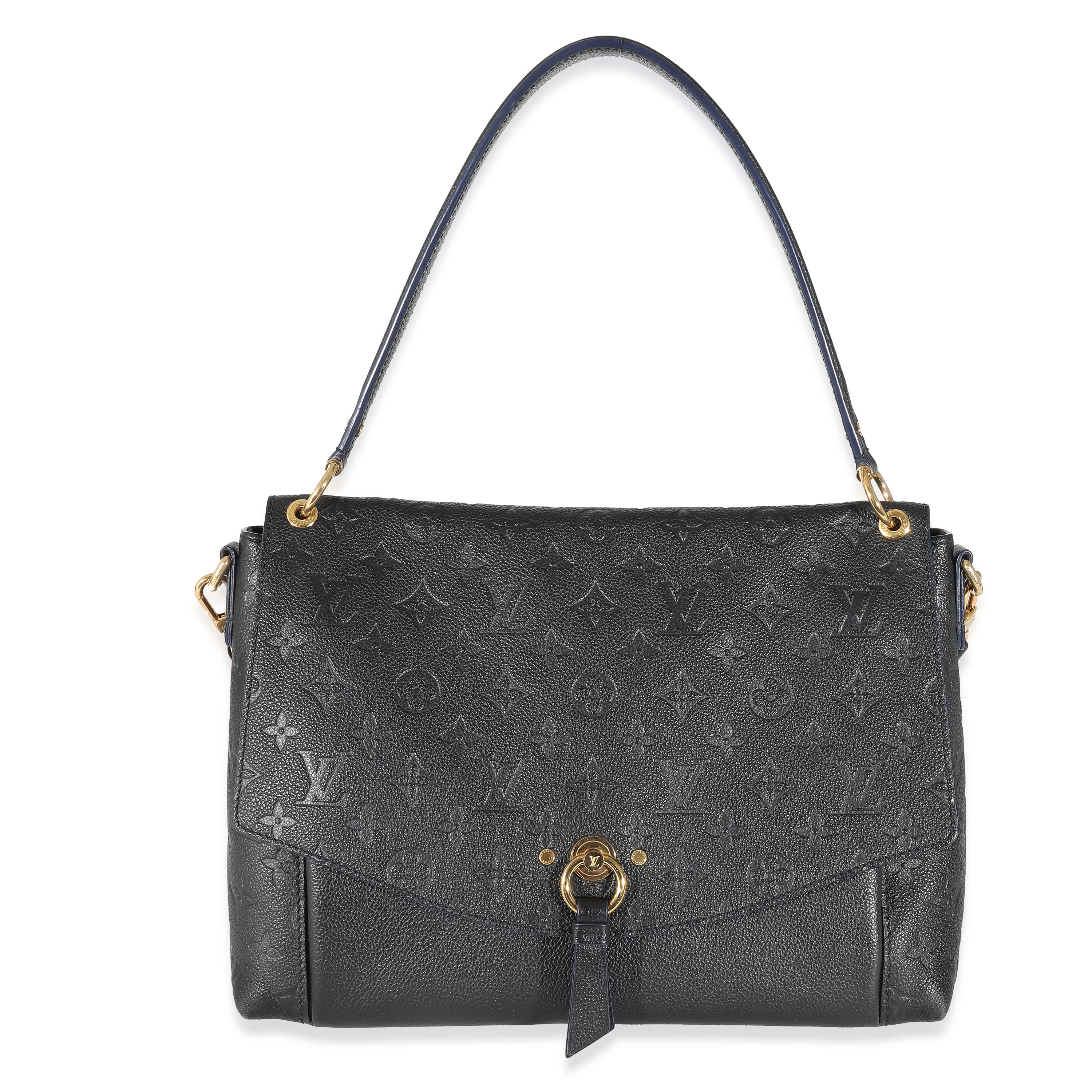 Louis Vuitton Louis Vuitton Black Empreinte Blanche MM