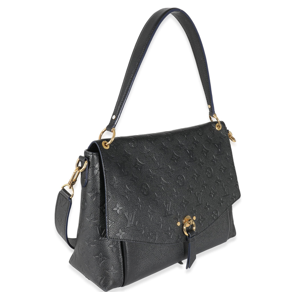 Louis Vuitton Louis Vuitton Black Empreinte Blanche MM