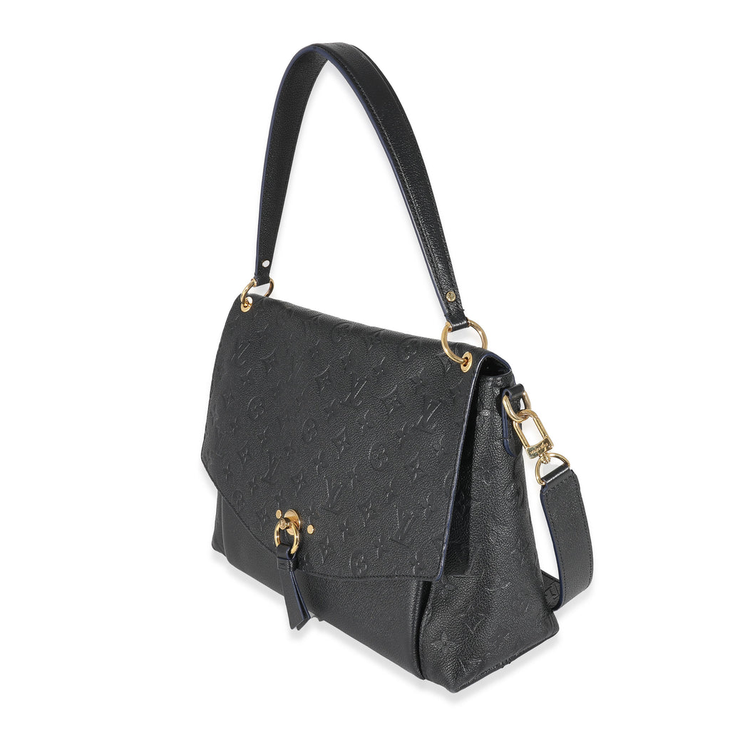 Louis Vuitton Louis Vuitton Black Empreinte Blanche MM