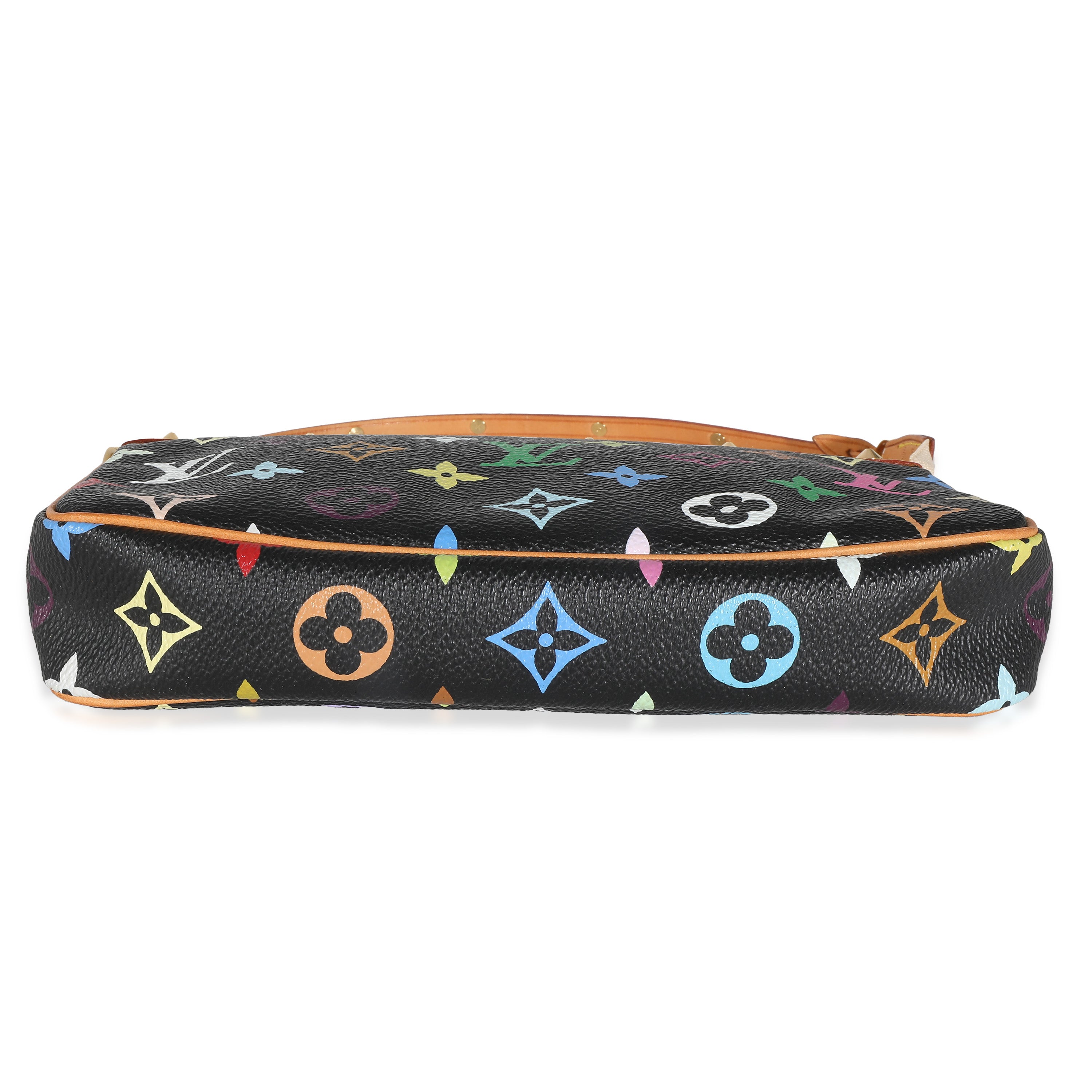 Louis Vuitton Black Monogram Multicolor Canvas Pochette Accessoires