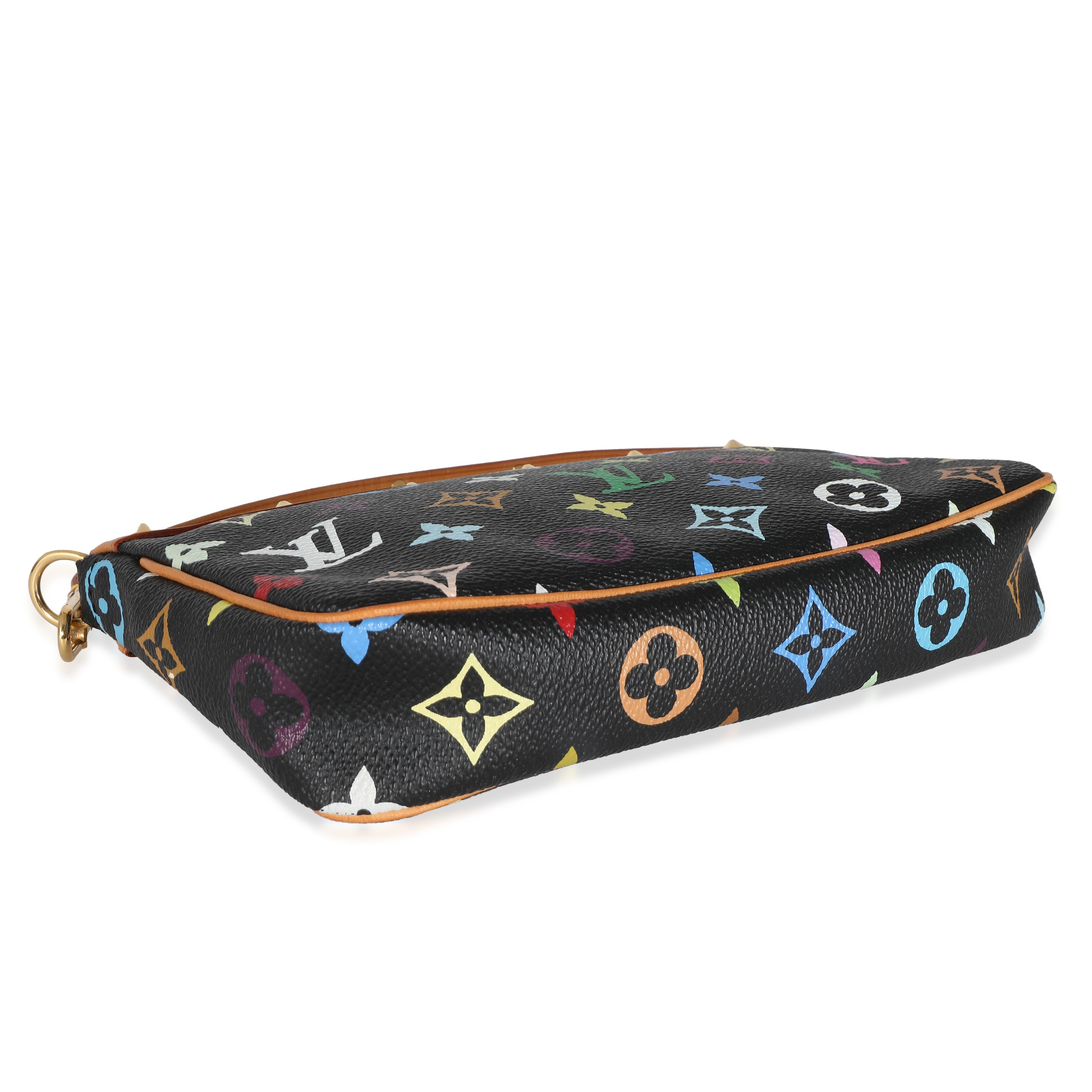 Louis Vuitton Black Monogram Multicolor Canvas Pochette Accessoires