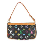 Louis Vuitton Black Monogram Multicolor Canvas Pochette Accessoires