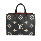 Louis Vuitton Black Beige Empreinte Monogram Giant Onthego MM