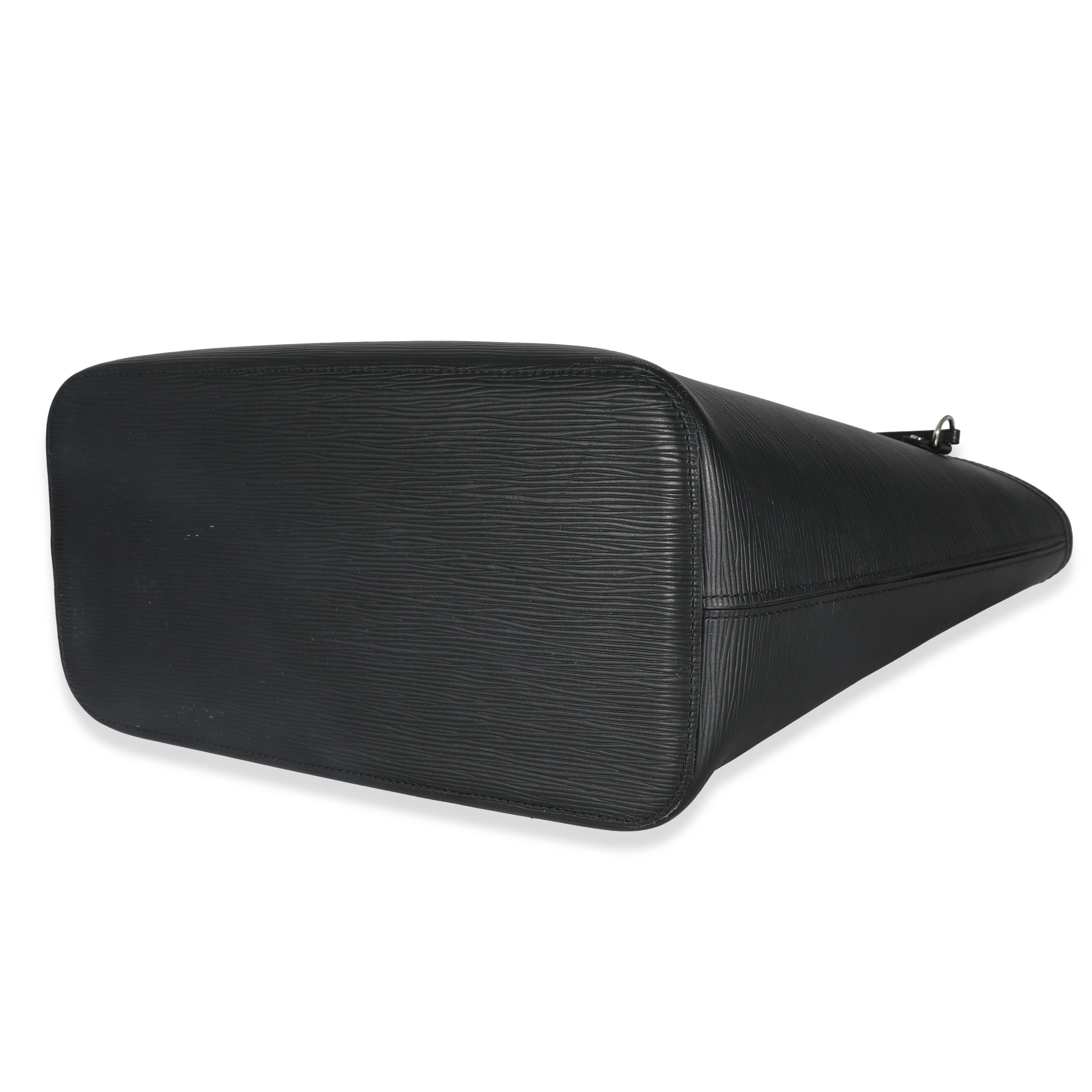 Louis Vuitton Louis Vuitton Black Epi Neverfull MM