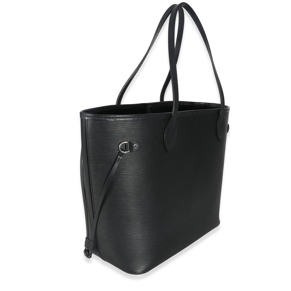 Louis Vuitton Louis Vuitton Black Epi Neverfull MM