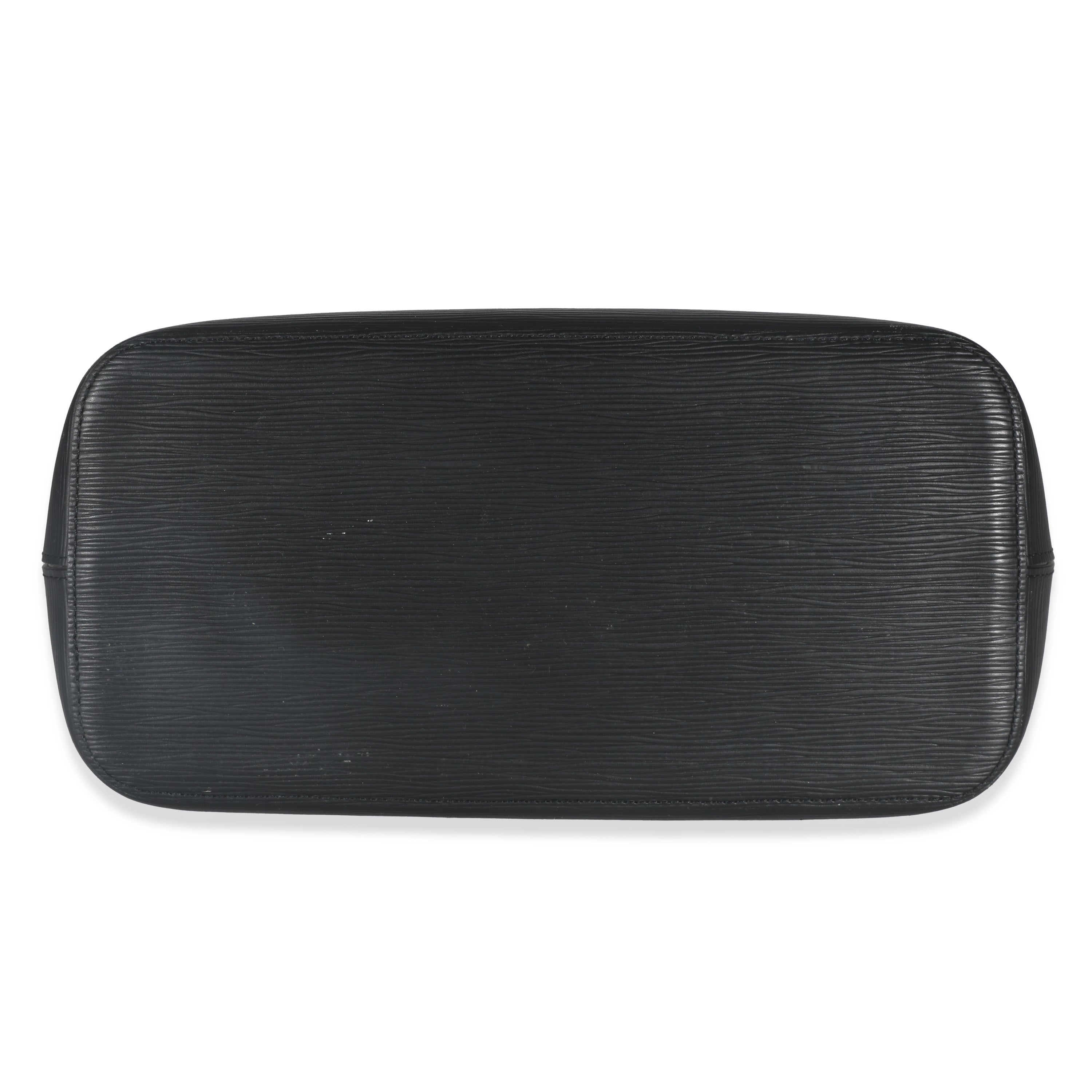 Louis Vuitton Louis Vuitton Black Epi Neverfull MM
